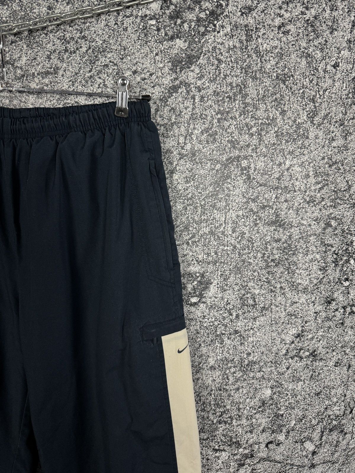 Nike Vintage Nike Track Pants 90s Drawstring Cuffs Joggers Y2K XL Size US 38 / EU 54 - 2 Thumbnail