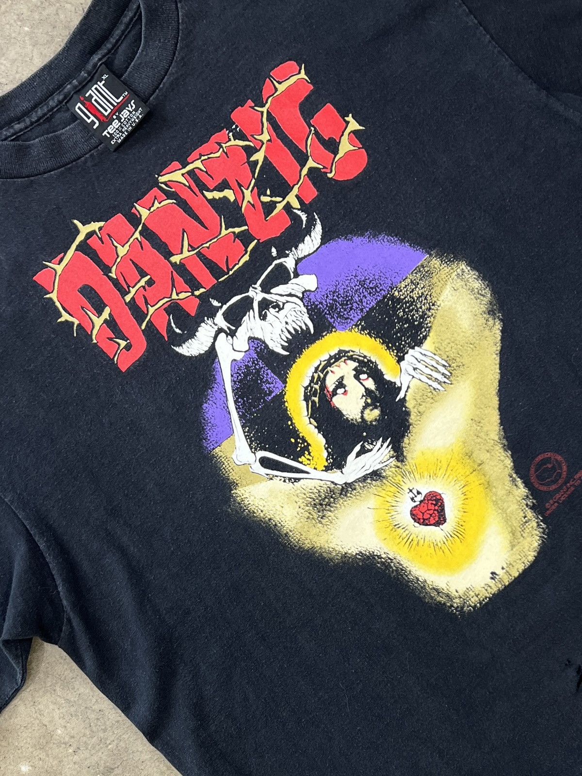 Band Tees Vintage Danzing 1988 God Don't Like It Tee XL Giant Size US XL / EU 56 / 4 - 1 Thumbnail