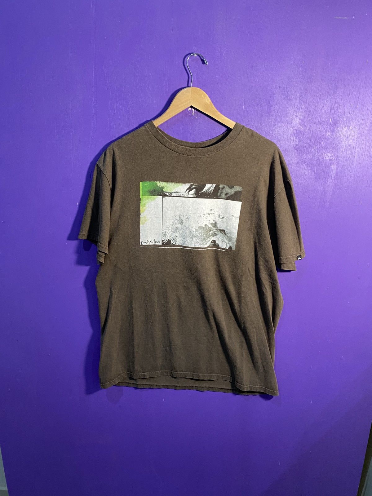 Quiksilver Vintage 00s Quiksilver surfing graphic t-shirt Size US XL / EU 56 / 4 - 1 Thumbnail