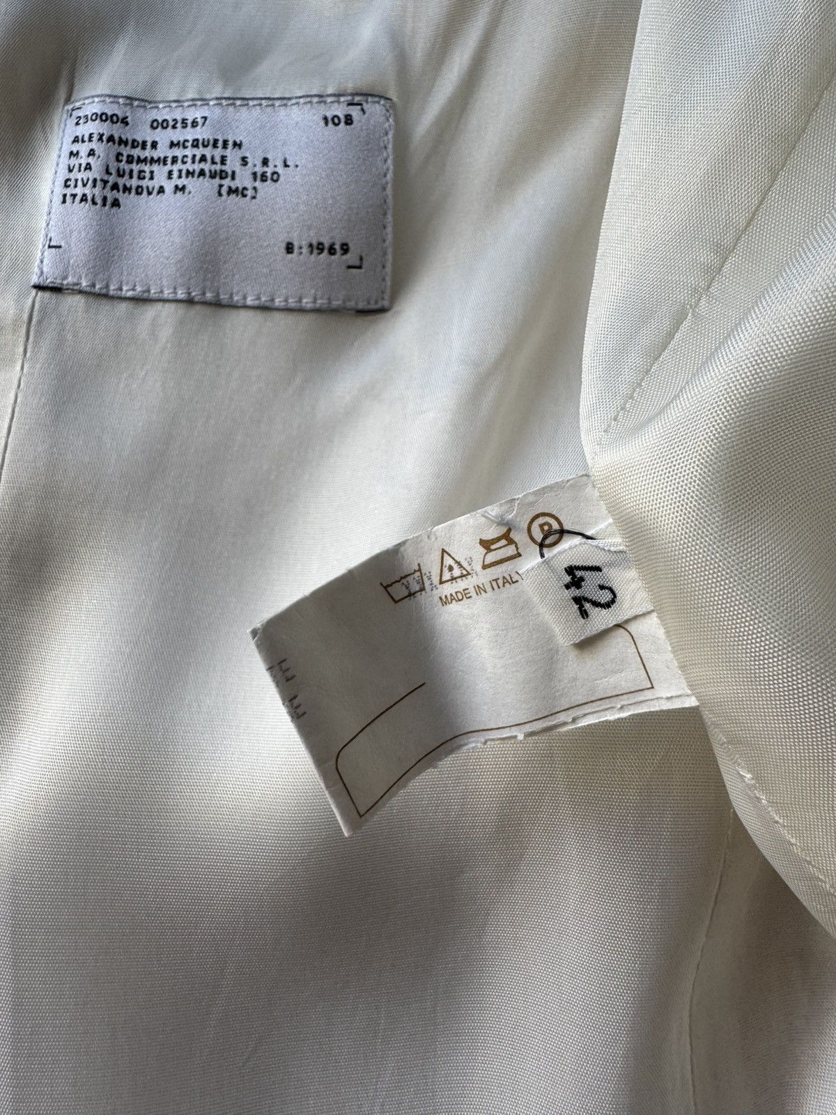 Alexander McQueen Alexander McQueen 1994-1996 Tailored Minimal Suit Size M / US 6-8 / IT 42-44 - 12 Thumbnail