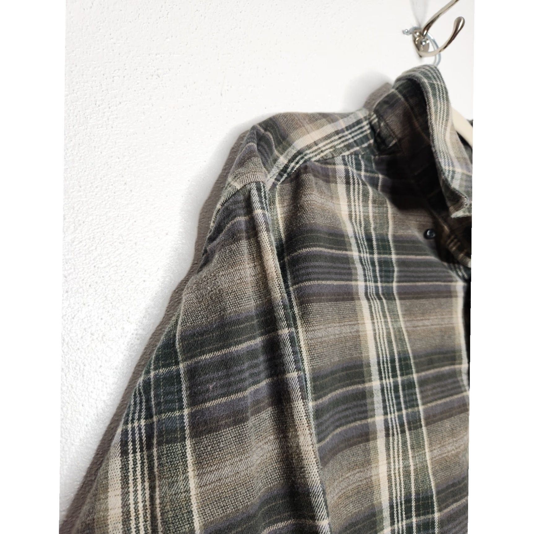 Eddie Bauer VINTAGE Eddie Bauer Plaid Flannel Button Oversized TXL Fall Autumn Skate Size US XL / EU 56 / 4 - 3 Thumbnail