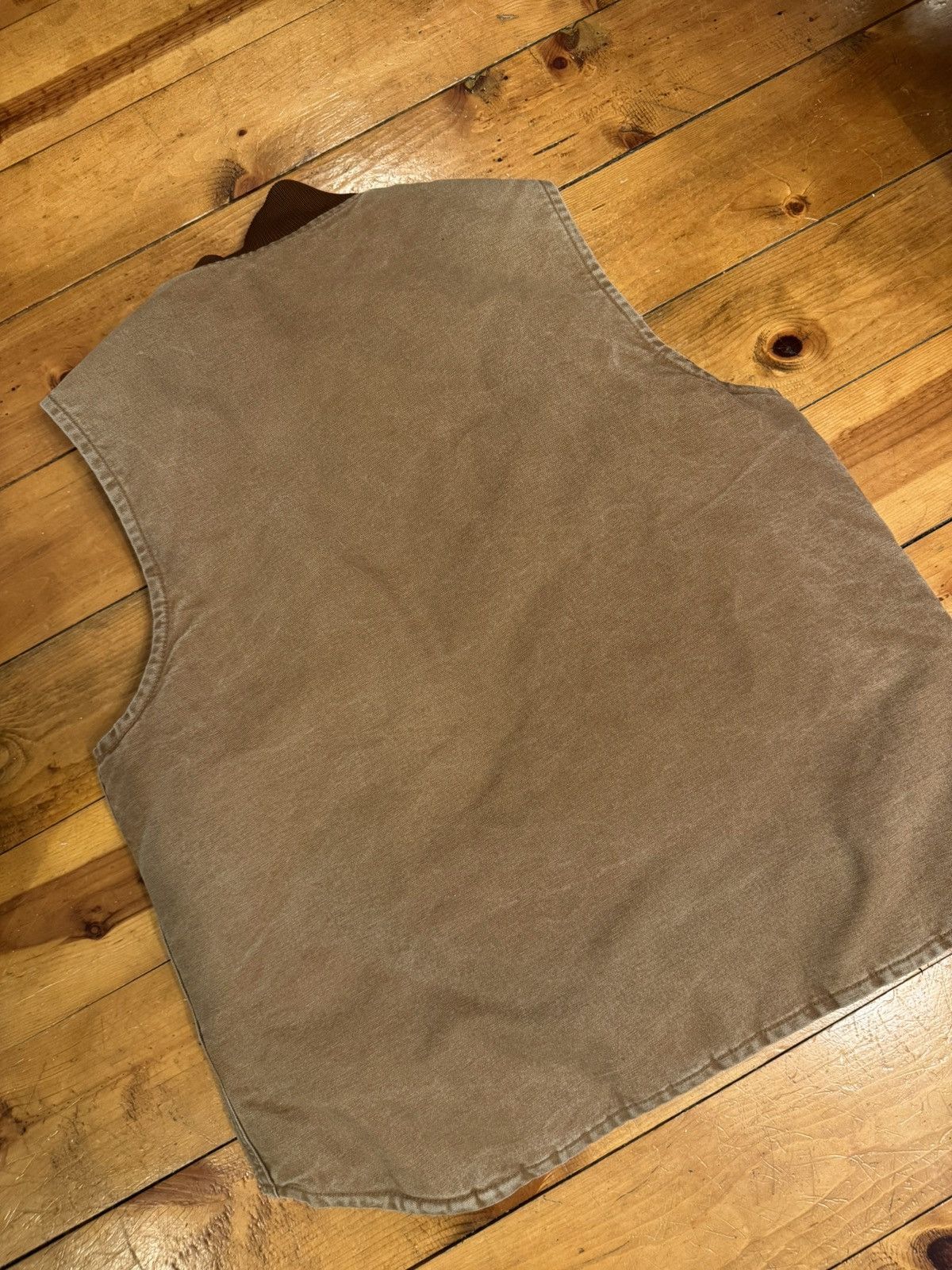 Carhartt Y2k Vintage ‘09 Carhartt V02 BRN Brown Vest. Tagged L Size US L / EU 52-54 / 3 - 6 Thumbnail