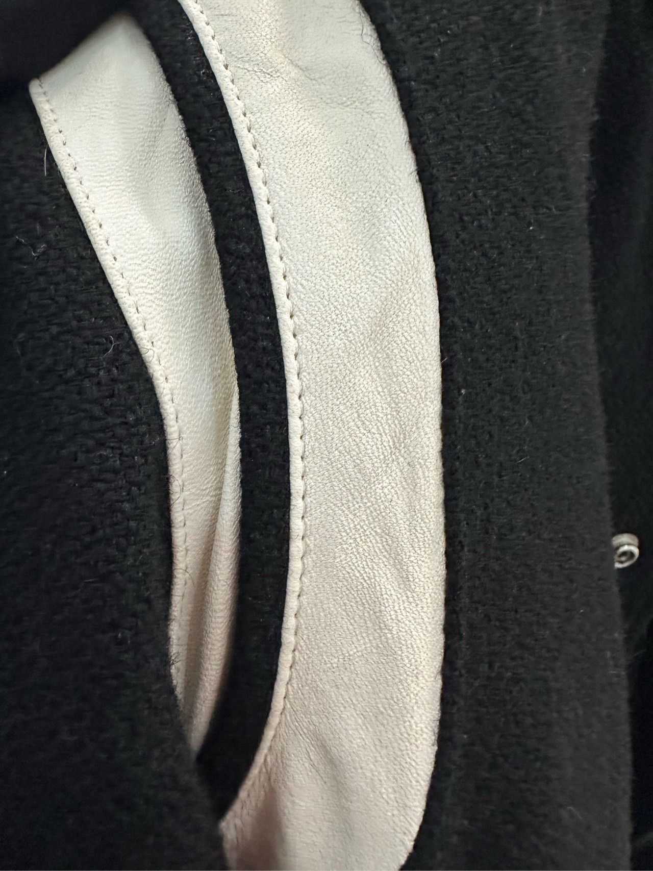 Saint Laurent Paris Saint laurent Black color-block baseball jacket 2501-Nextar Size US M / EU 48-50 / 2 - 3 Thumbnail