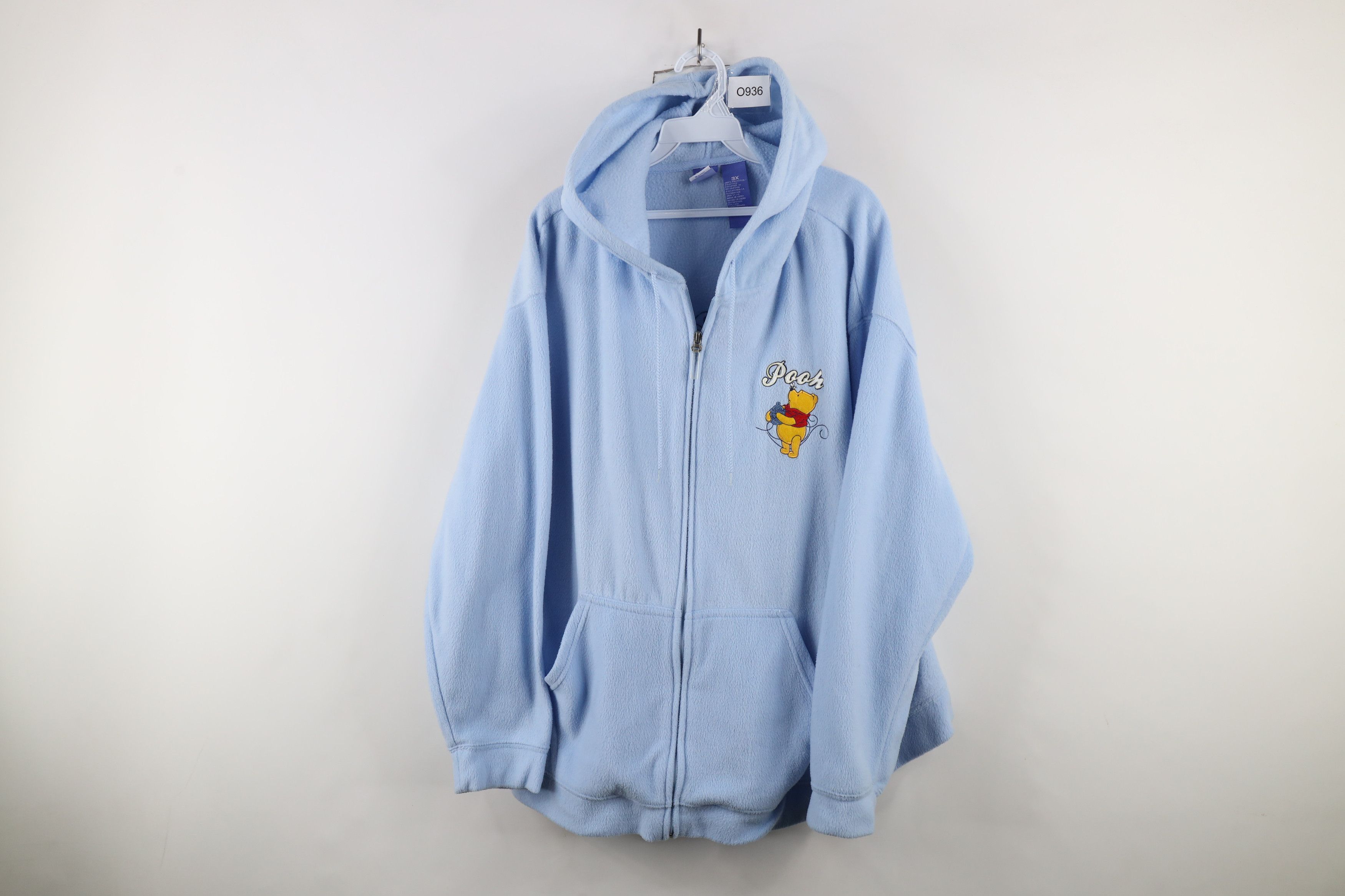 Disney × Vintage Vintage 90s Disney Winnie the Pooh Full Zip Hoodie Carolina Size 3XL / US 20-22 - 1 Thumbnail