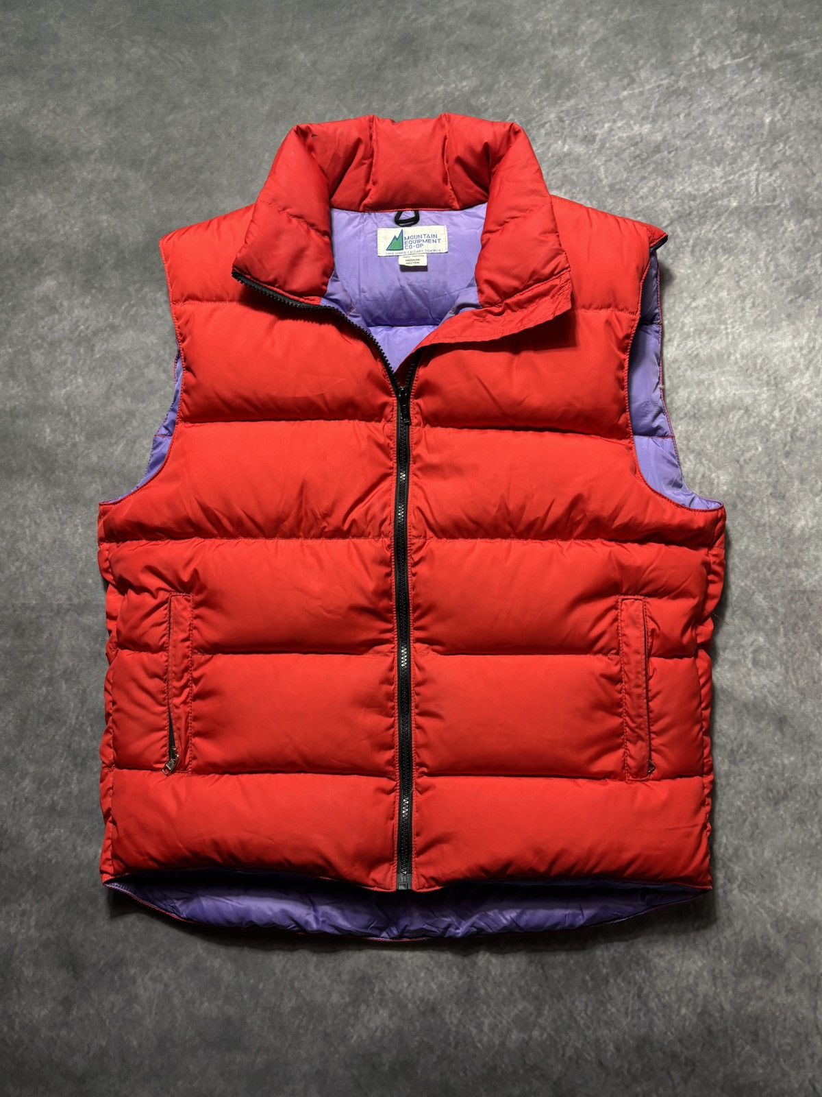 Mountain Equipment Company 1990s Vintage MEC Puffer Vest Goose Down Fill Jacket Co-op Size US M / EU 48-50 / 2 - 1 Thumbnail