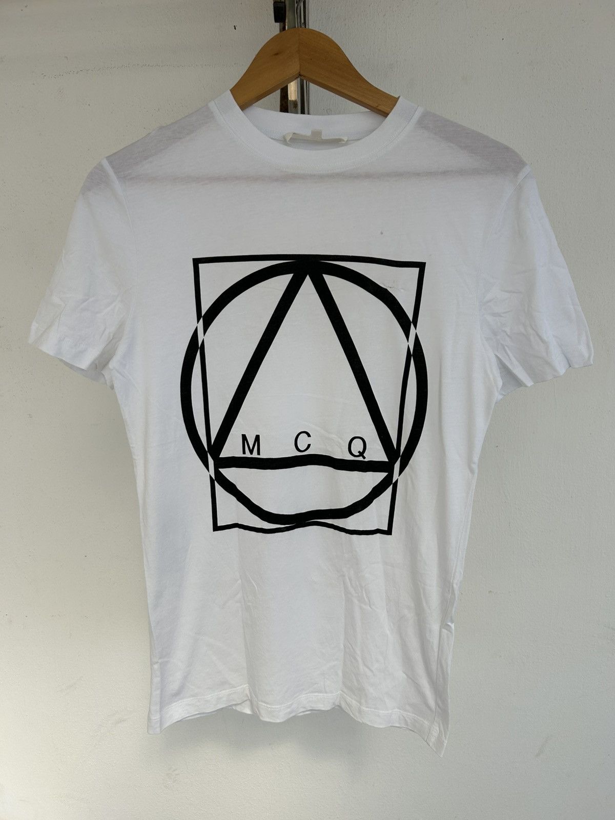 Alexander McQueen MCQ Fronthit White T Size US S / EU 44-46 / 1 - 1 Thumbnail