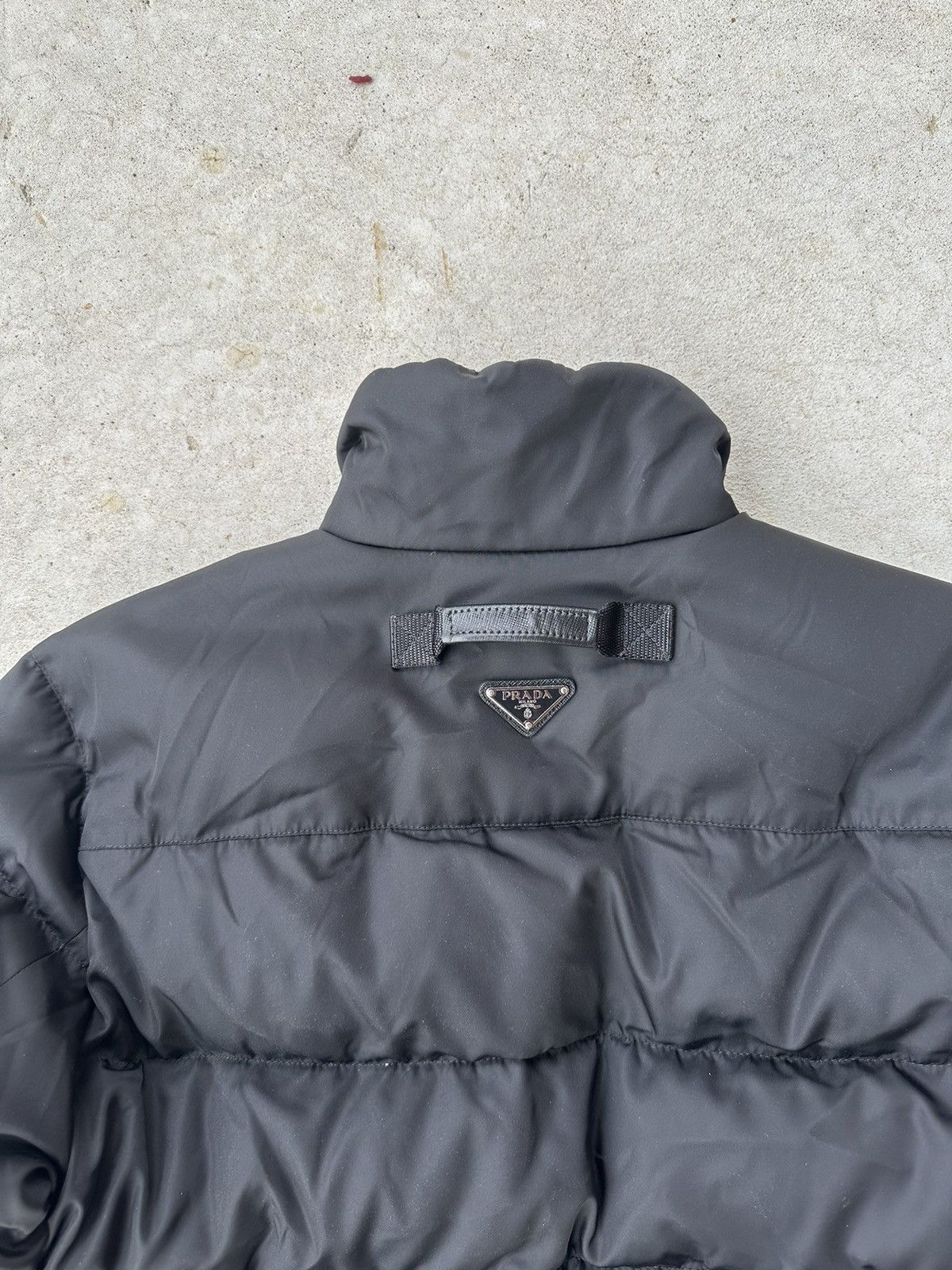 Prada Prada Gabardine Down Puffer Jacket in Black Size US M / EU 48-50 / 2 - 2 Thumbnail