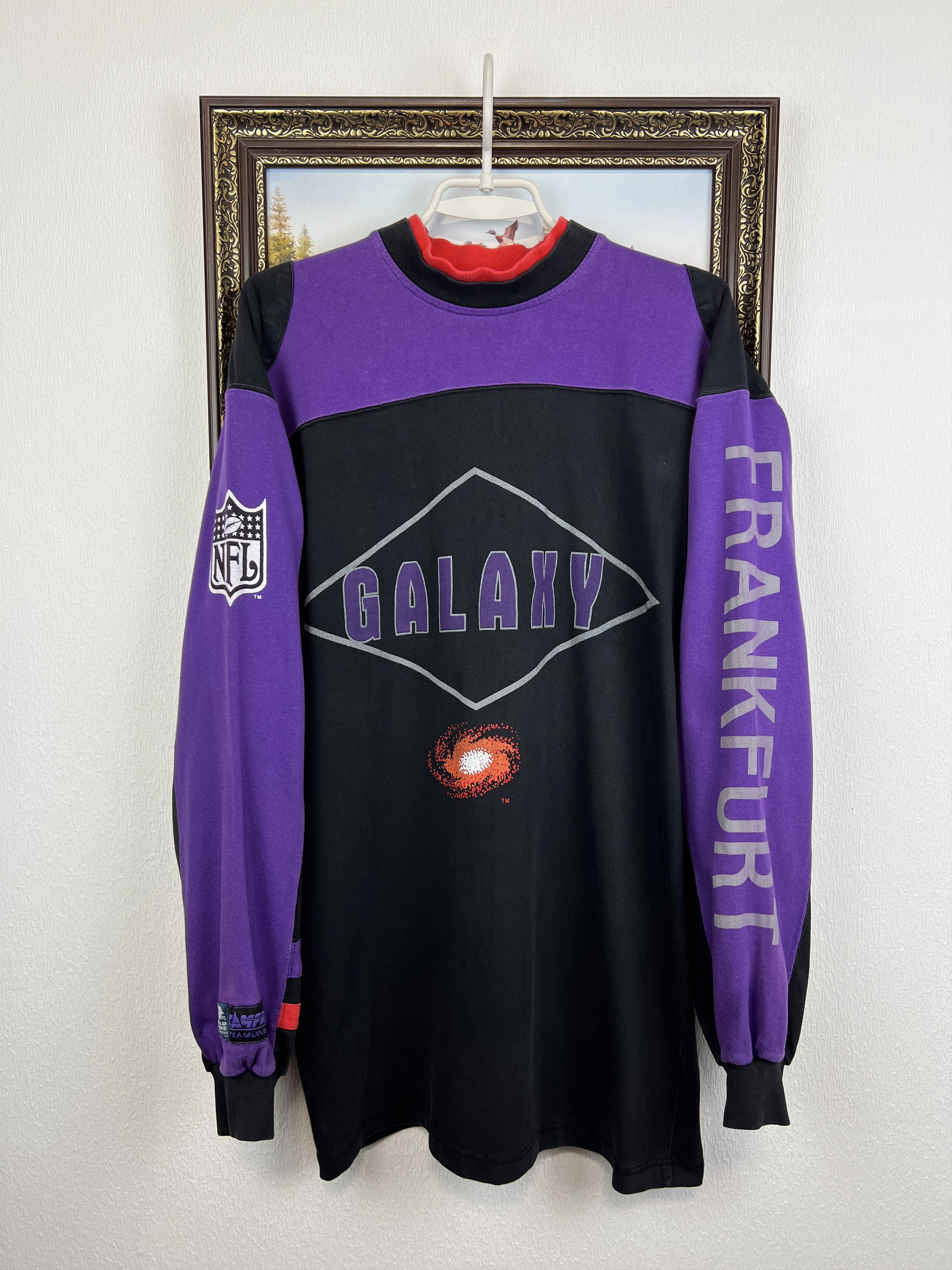 Vintage Frankfurt Galaxy World League Football NFL Sweatshirt Track Size US L / EU 52-54 / 3 - 1 Thumbnail