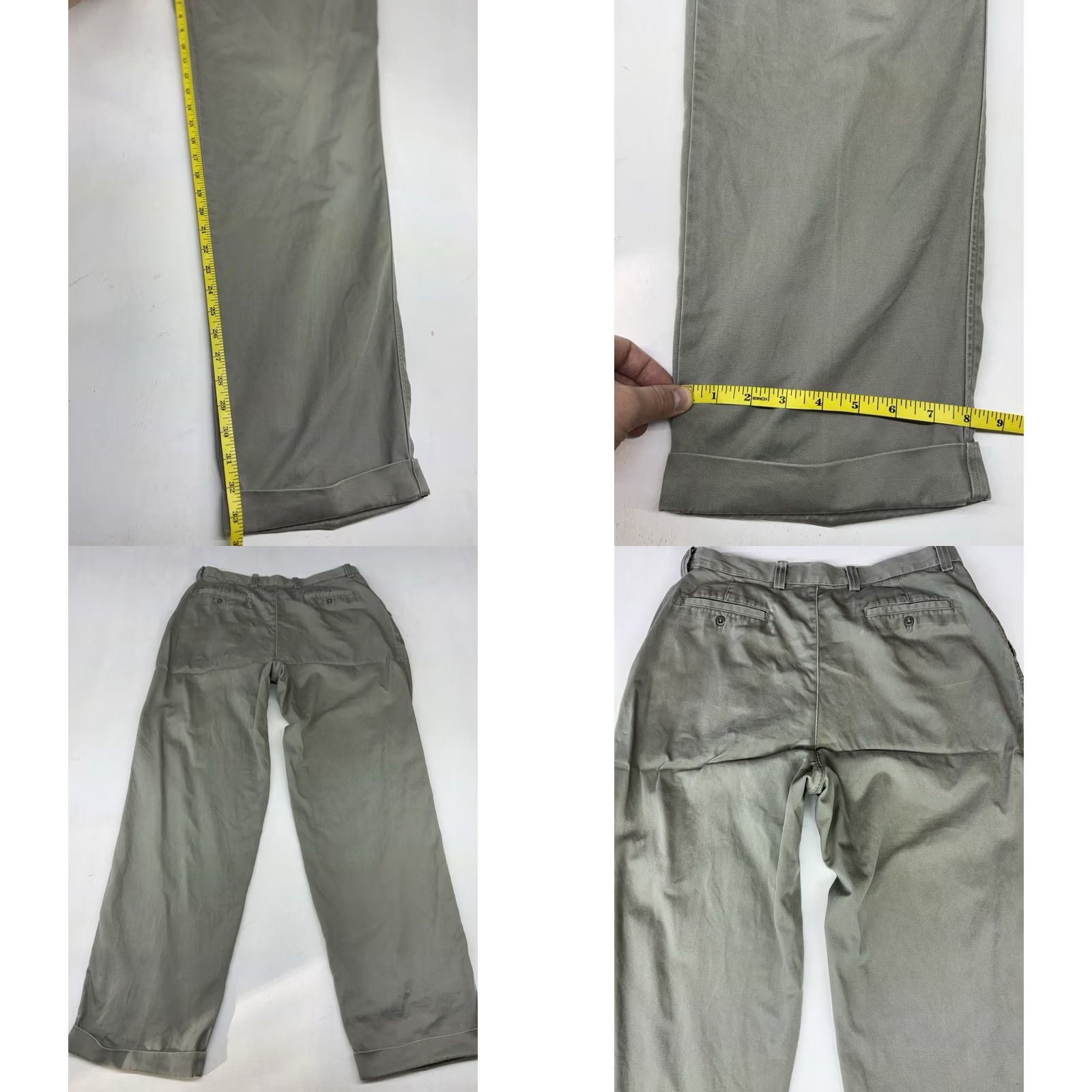 Gap VINTAGE Gap Khakis Pants Mens 36x34 Relaxed Pleated Front Beige Tan 90s USA Mens Size US 36 / EU 52 - 8 Thumbnail