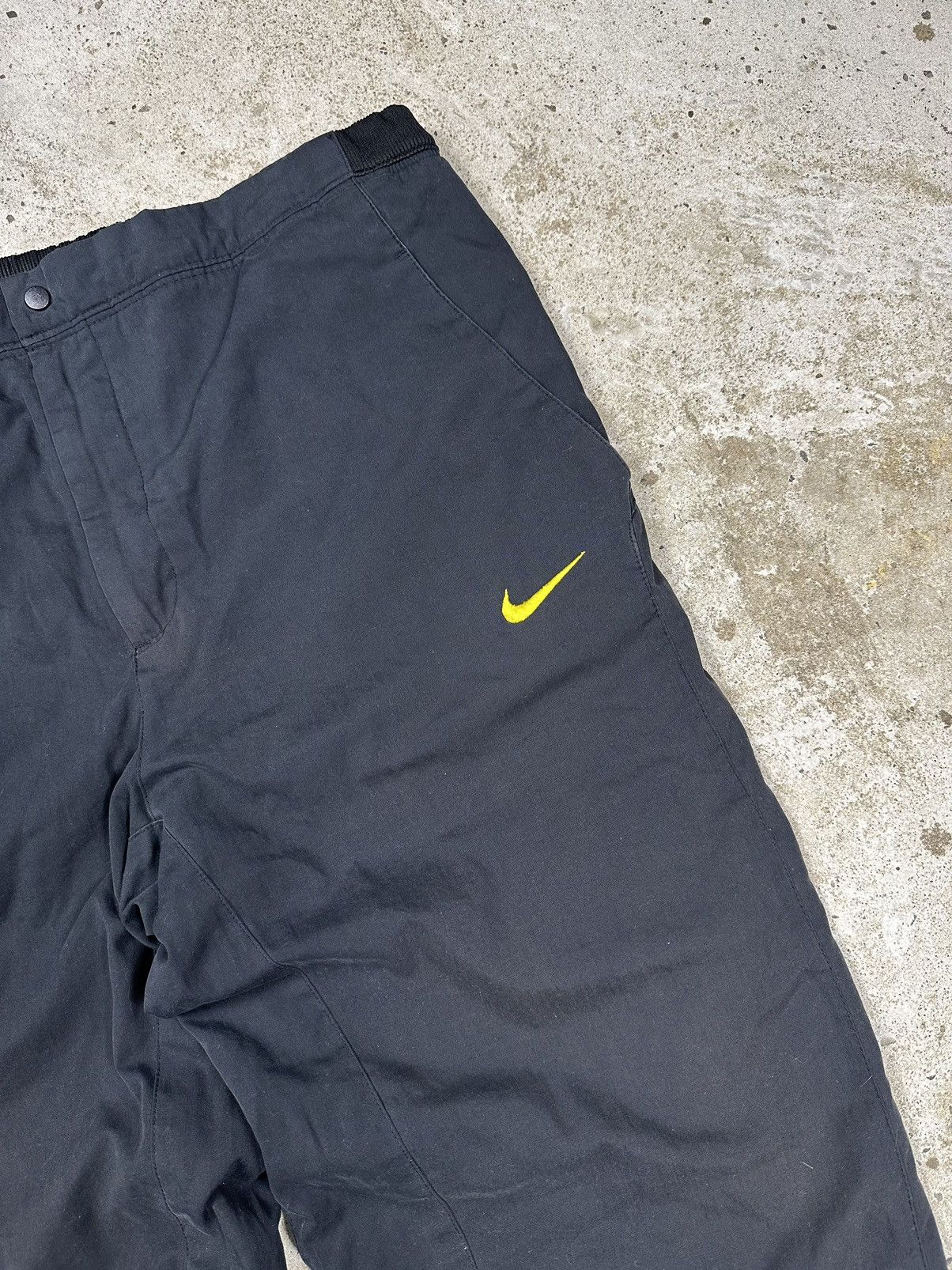 Nike × Vintage ‼️ Vintage y2k Nike Black Track Pants Swoosh Cortez72 Size US 36 / EU 52 - 4 Thumbnail