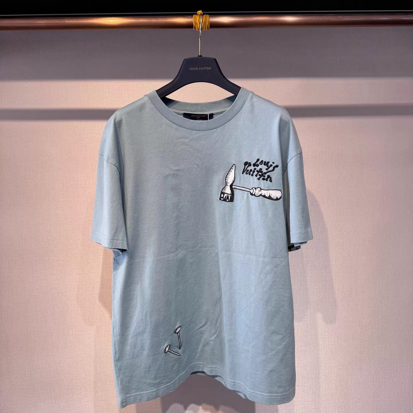 Louis Vuitton Light Blue Tool Embroidery SS NWT M