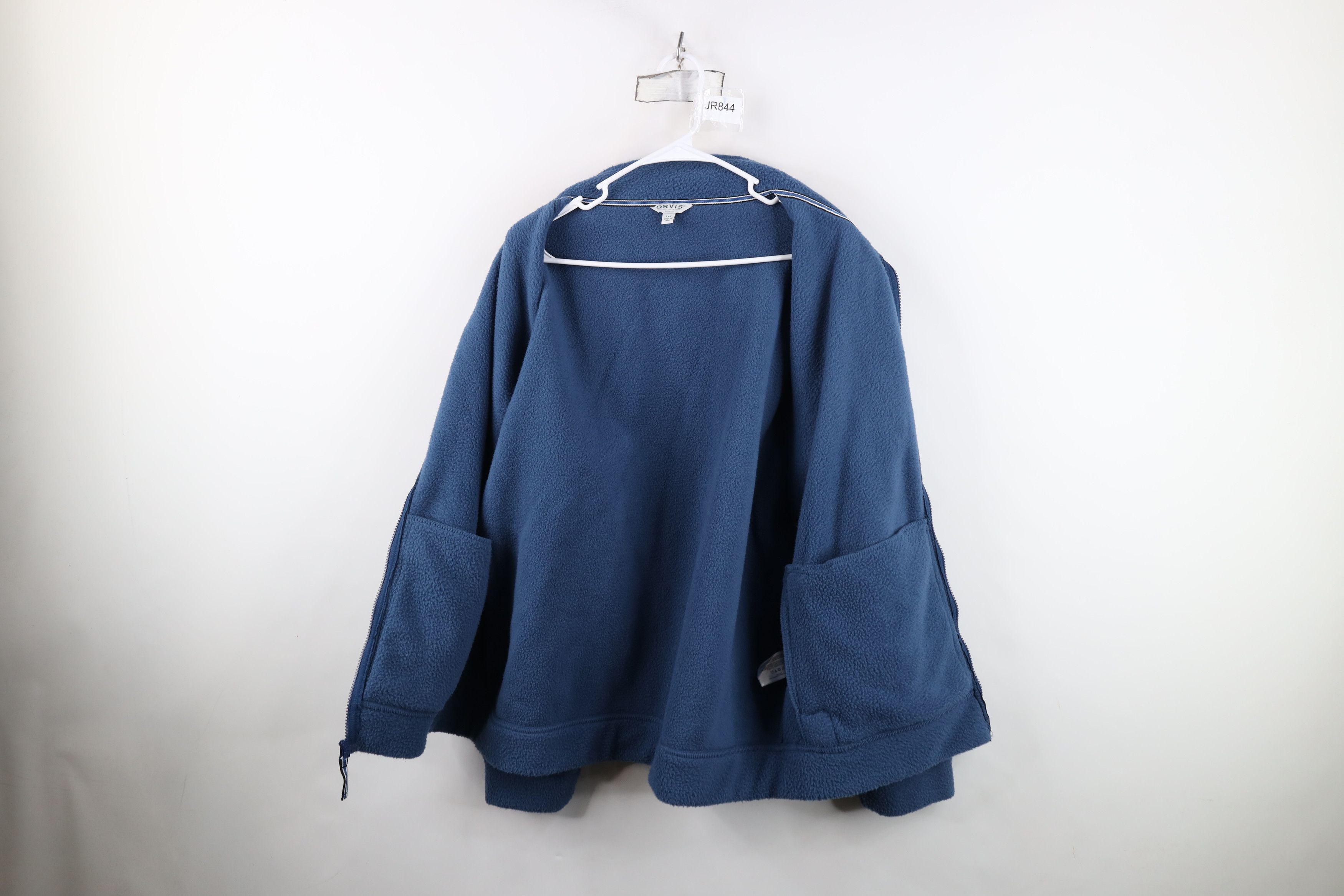 Orvis Vintage Y2K Orvis Heavyweight Full Zip Fleece Jacket Blue Size US L / EU 52-54 / 3 - 9 Thumbnail