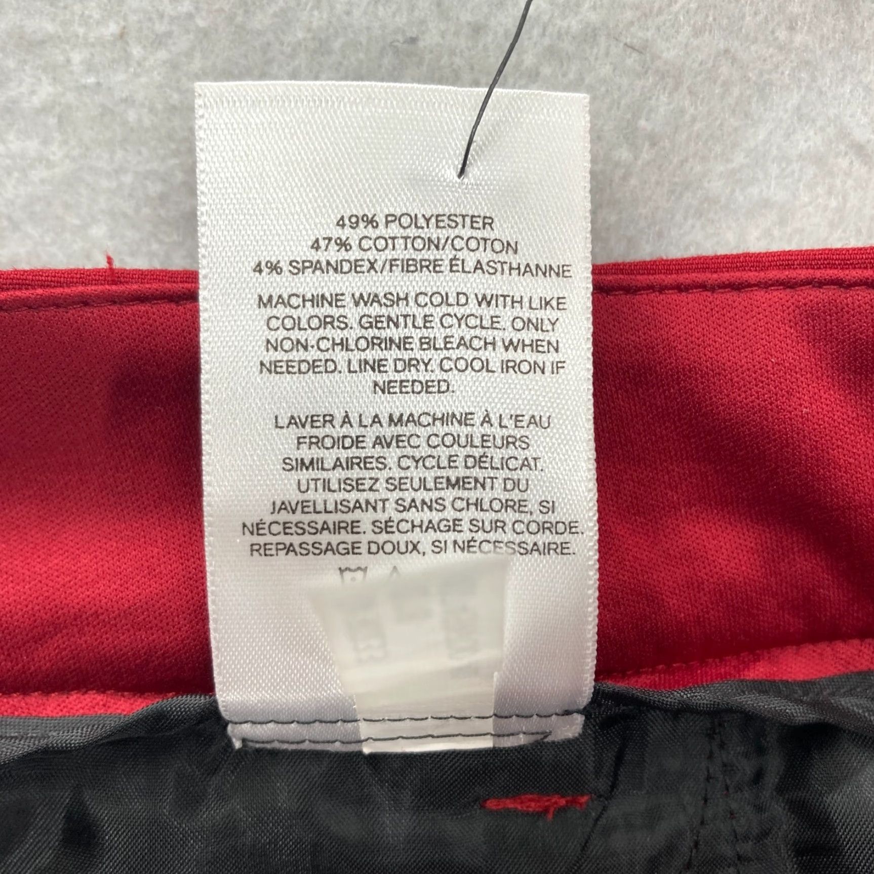 Express Express Publicist Ankle Pants Women's 4 Red Stretch Mid Rise Career NWOT Size 26" / US 2 / IT 38 - 6 Thumbnail