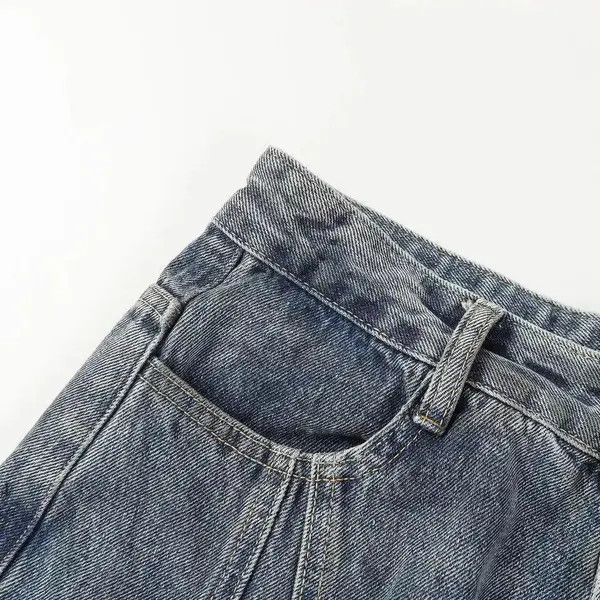 VIBE Distressed Wide Leg Jeans Size US 33 - 6 Thumbnail