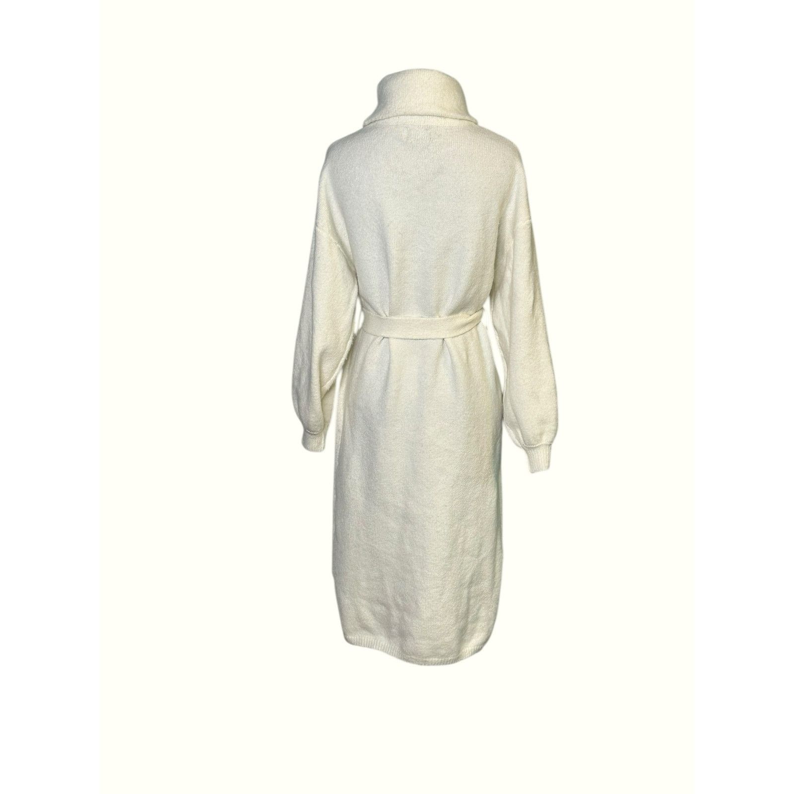 Asos ASOS DESIGN knitted tie waist roll neck midi dress size 2P Size XS / US 0-2 / IT 36-38 - 7 Thumbnail