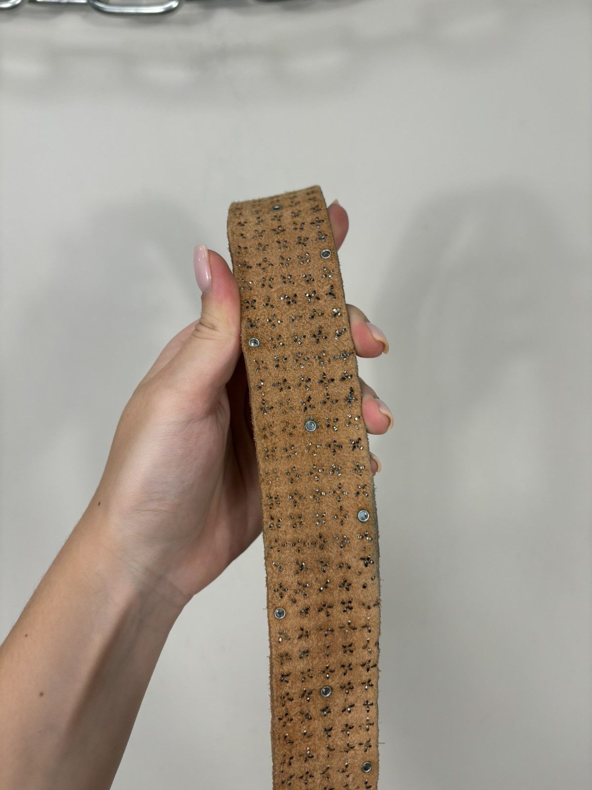 B.B. Simon Vintage B.B. Simon Style Avant Garde Studded Leather Belt Size ONE SIZE - 8 Thumbnail
