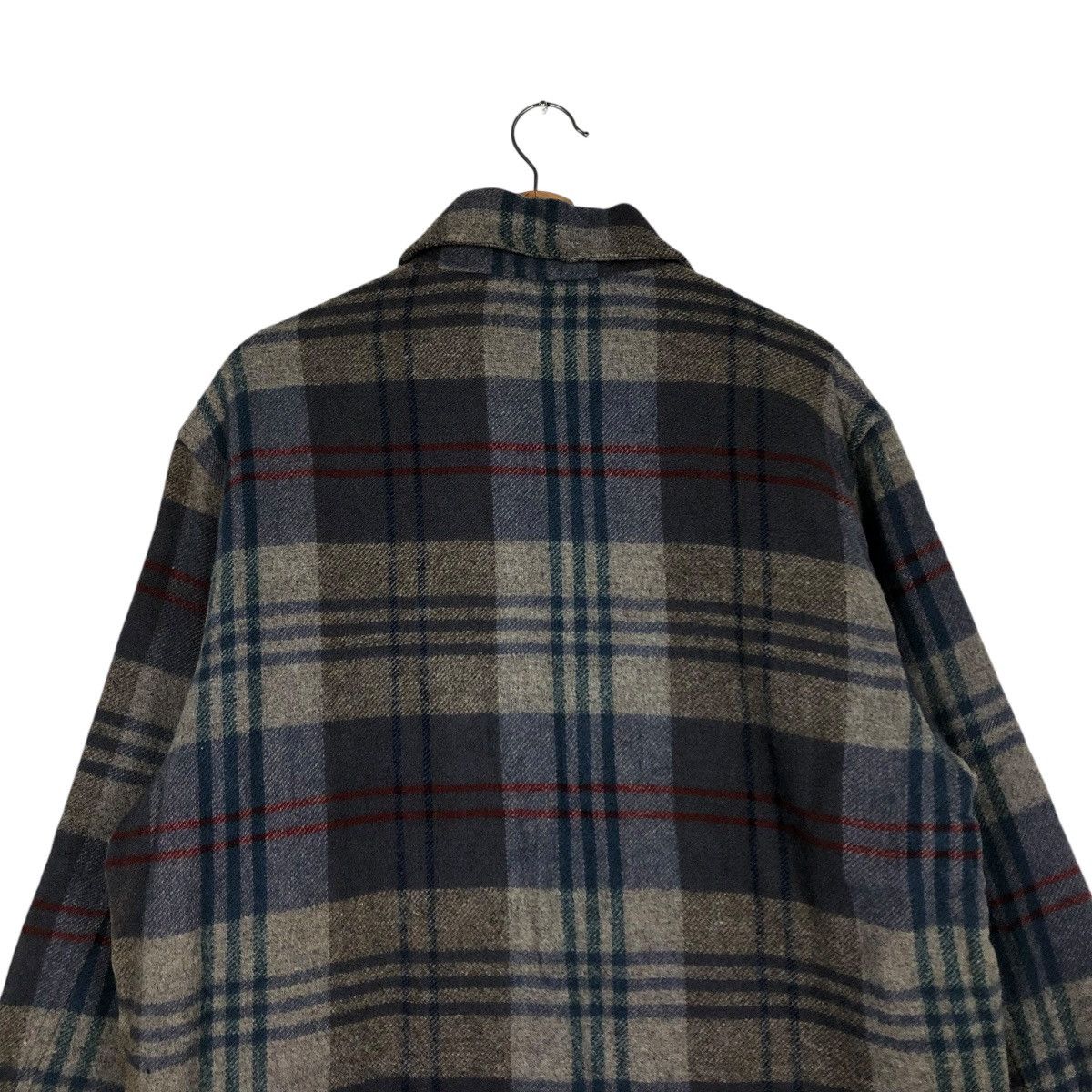 Japanese Brand 🔥VINTAGE FLANNEL WOOL JACKET ZIPPER PARALYSER ISSEY MIYAKE Size US M / EU 48-50 / 2 - 11 Thumbnail
