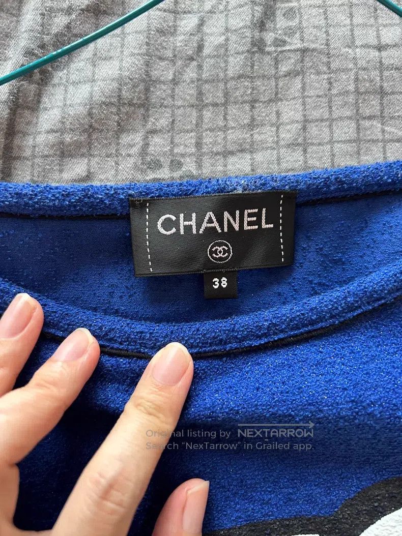 Chanel Chanel Blue short sleeves Size XS / US 0-2 / IT 36-38 - 4 Thumbnail