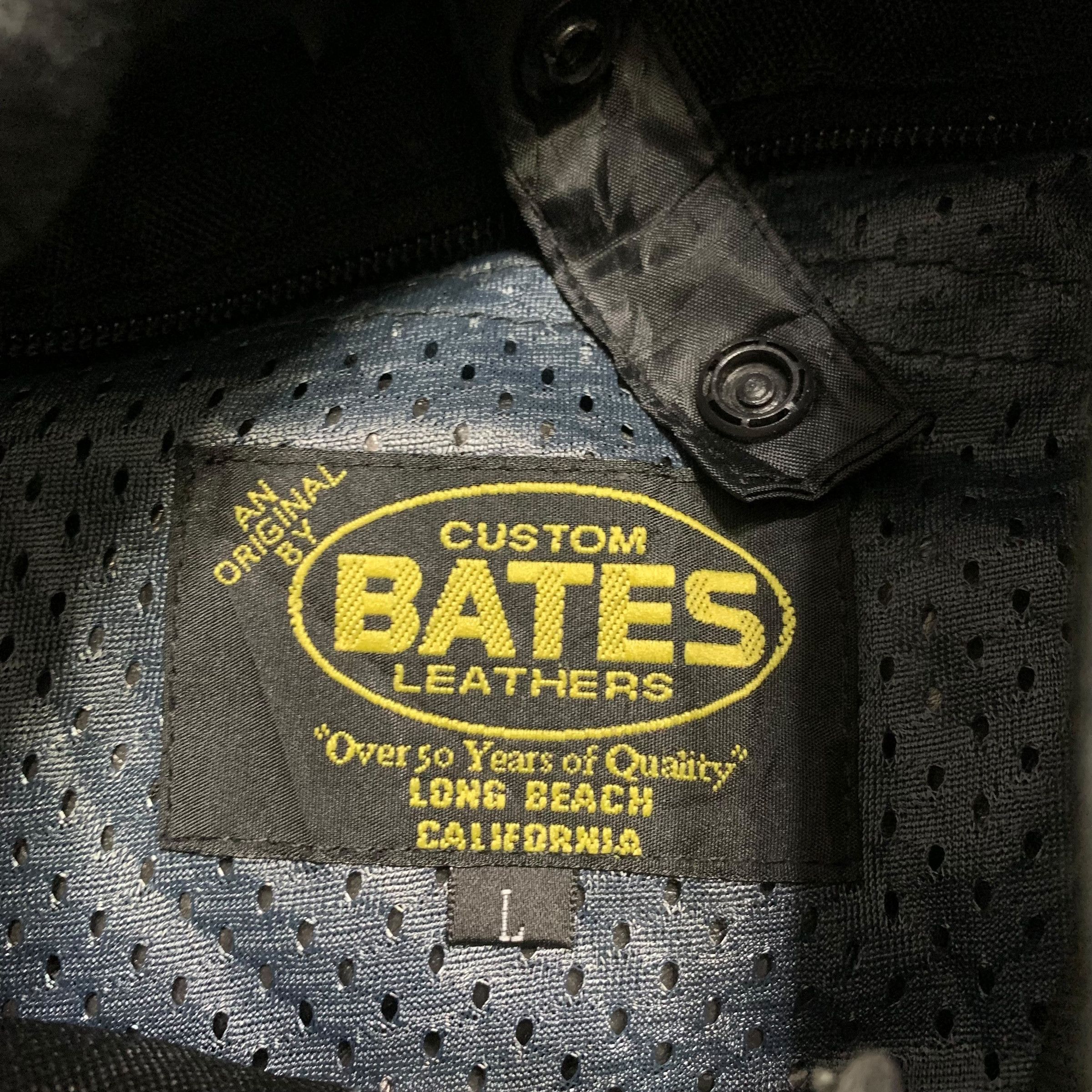 Japanese Brand Custom Bates Leathers Bel-Ray Motorcycle Riding Jacket Size US L / EU 52-54 / 3 - 5 Thumbnail