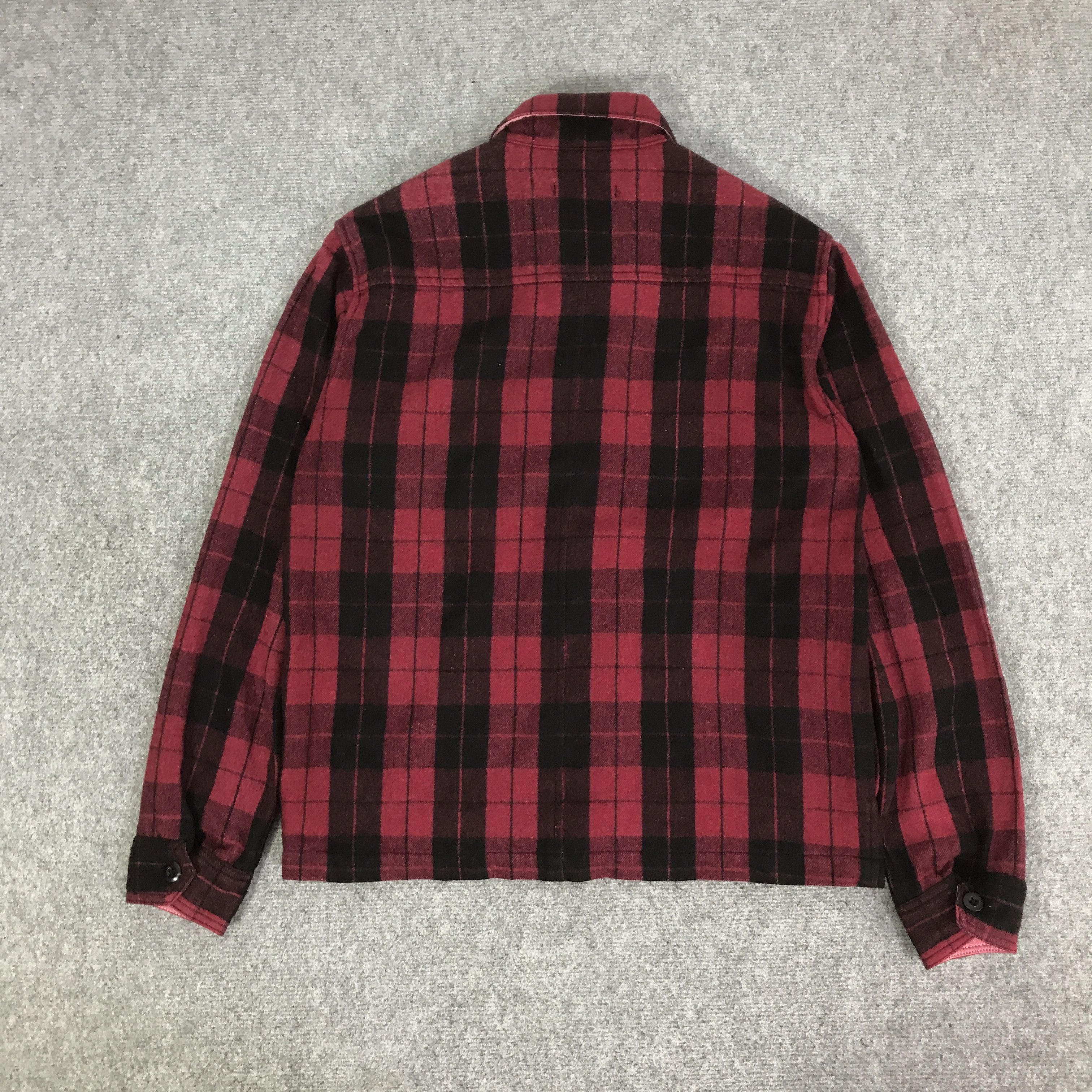 Beams Japan BEAMS FLANNEL TARTAN WOOL JACKET K84B6 Size US L / EU 52-54 / 3 - 3 Thumbnail
