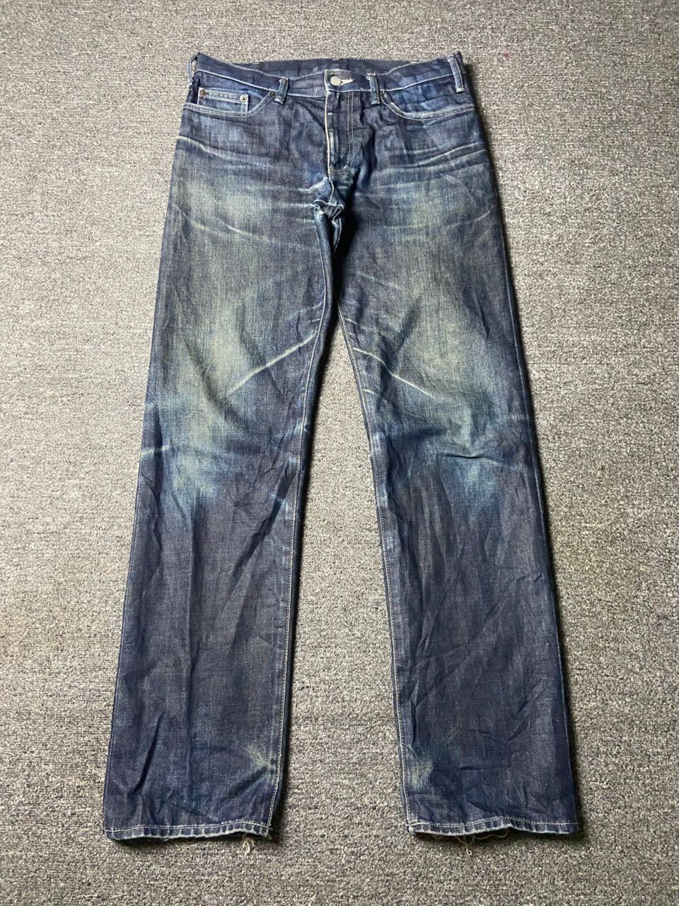 Takeo Kikuchi Takeo Kikuchi Distressed Denim Jeans (153) Size US 33 - 1 Thumbnail