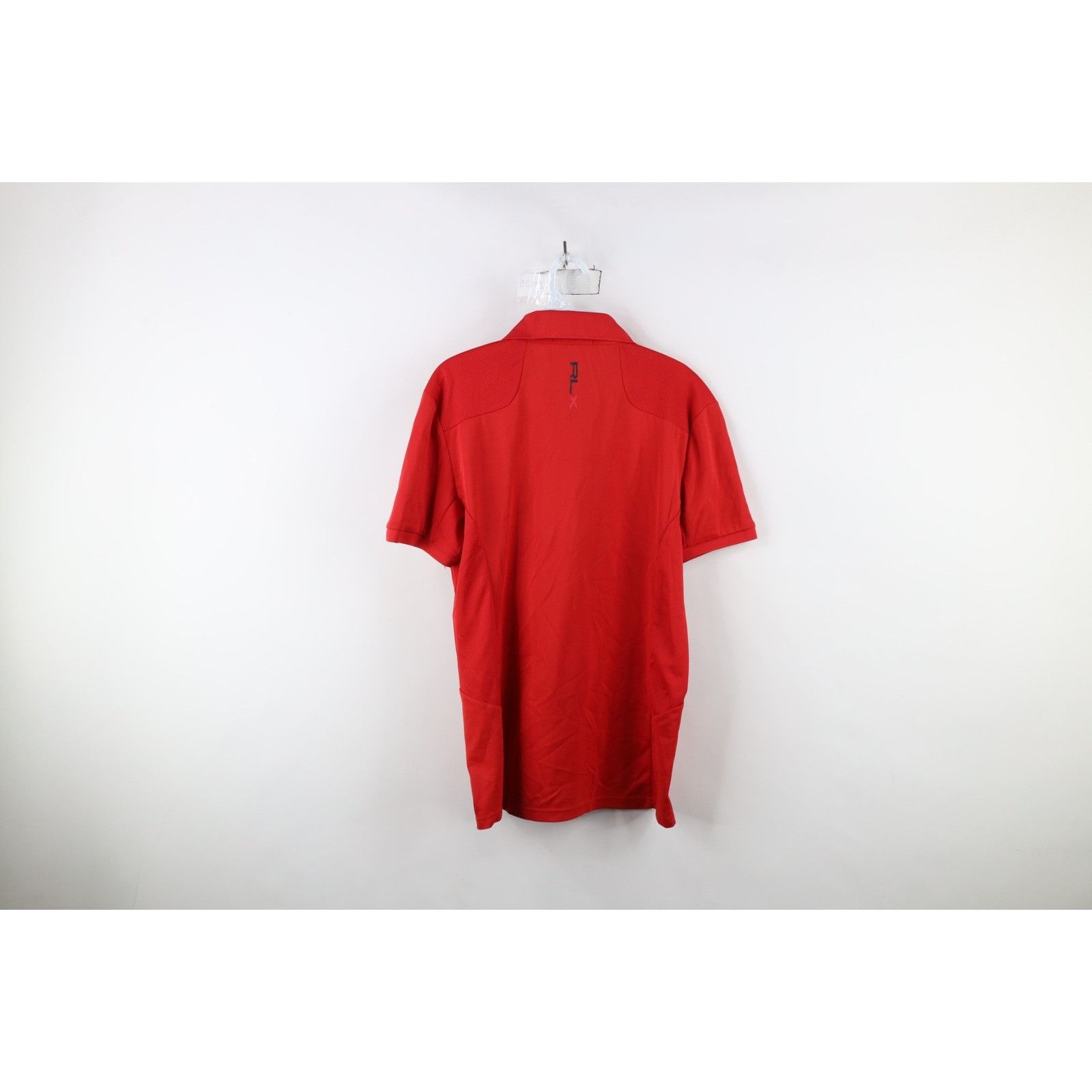 Polo Ralph Lauren Ralph Lauren RLX Distressed Spell Out Knit Tech Polo Size US M / EU 48-50 / 2 - 12 Thumbnail