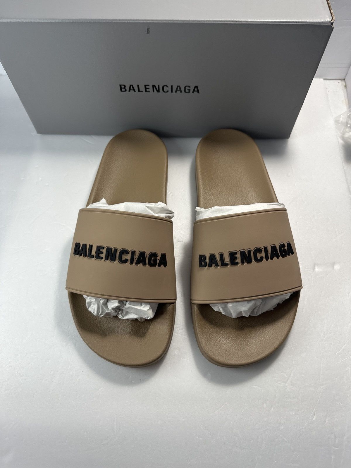 Balenciaga New Authentic Balenciaga Logo Sport Slide Size US 8 / IT 38 - 3 Thumbnail