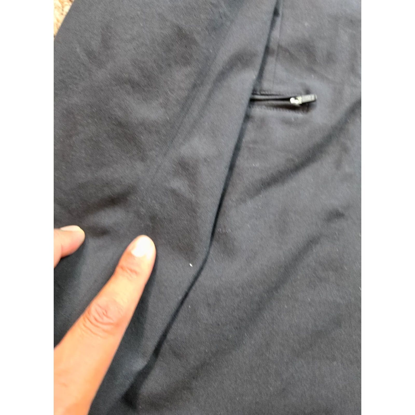 Vintage Pashko Blazer Mens XL Black Unstructured Cotton Stretch Pockets Two-Button Front Notch Lapel Single-Breasted Regular Fit Size 46R - 4 Thumbnail