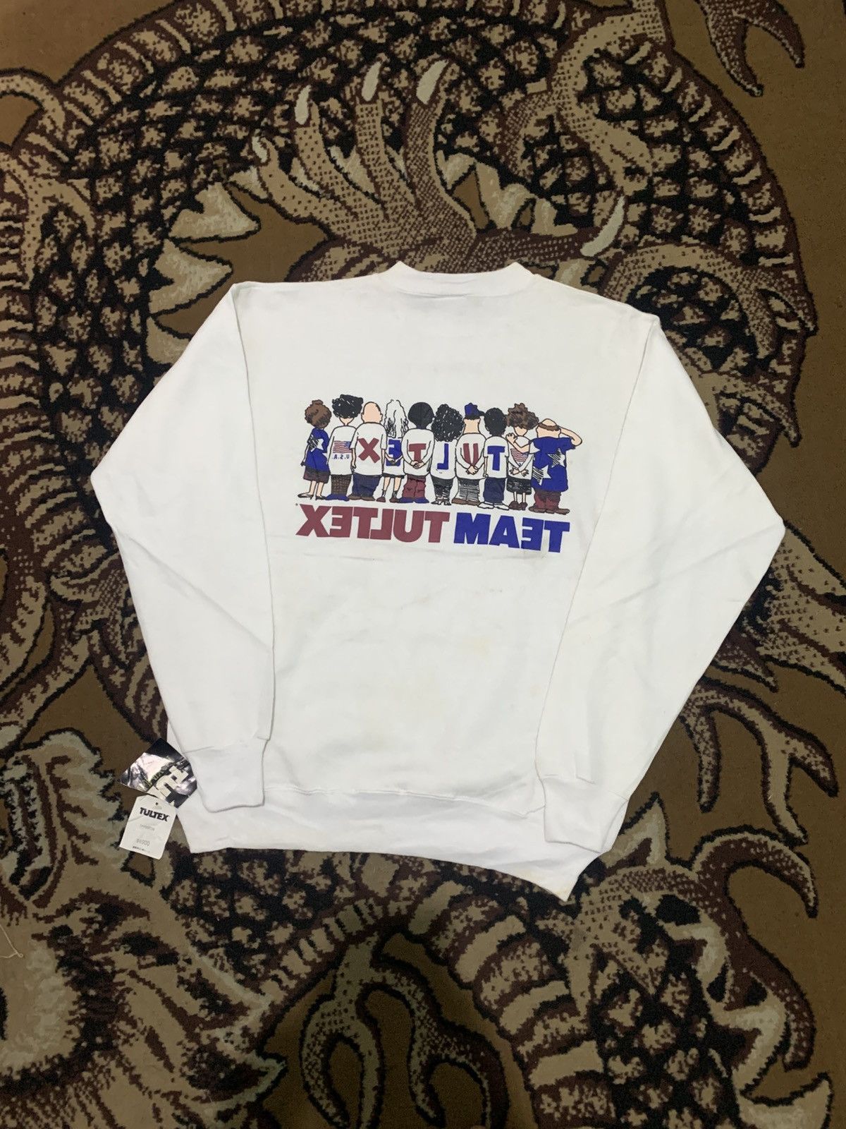 Tultex Vintage 90s Sweatshirt Team Tultex Size US L / EU 52-54 / 3 - 2 Thumbnail
