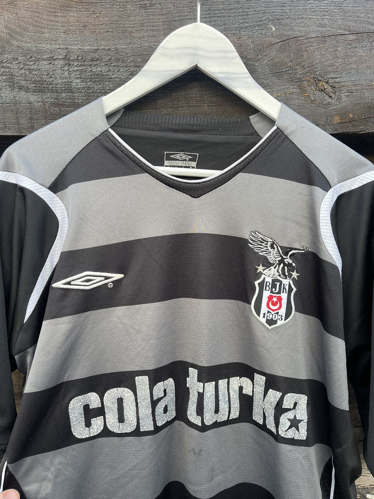 Umbro × Vintage Umbro Besiktas #58 Ugur vintage soccer jersey Size US XL / EU 56 / 4 - 4 Thumbnail