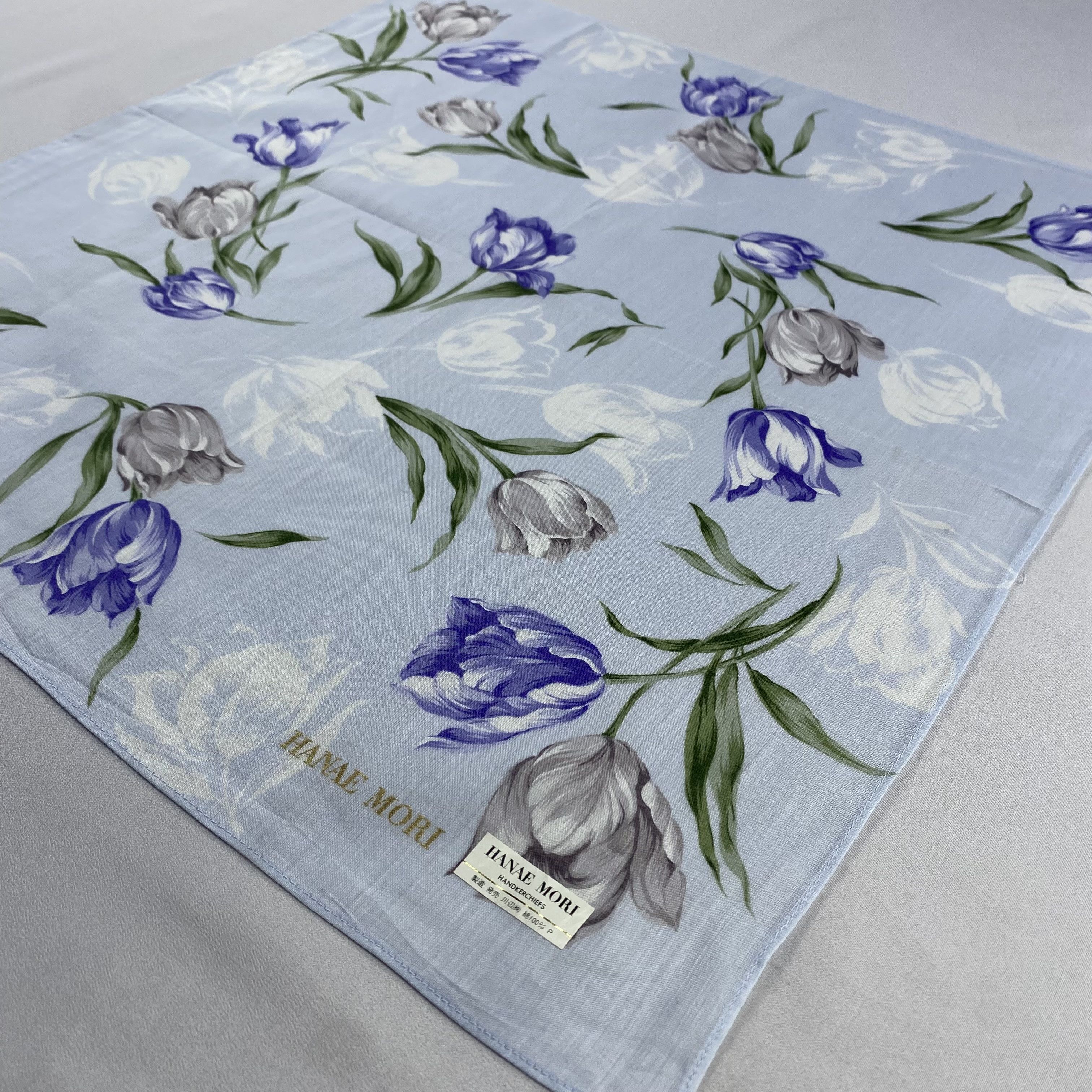 Hanae Mori × Vintage Hanae Mori Bandana/ Handkerchief / Neckerchief-P975 Size ONE SIZE - 2 Thumbnail