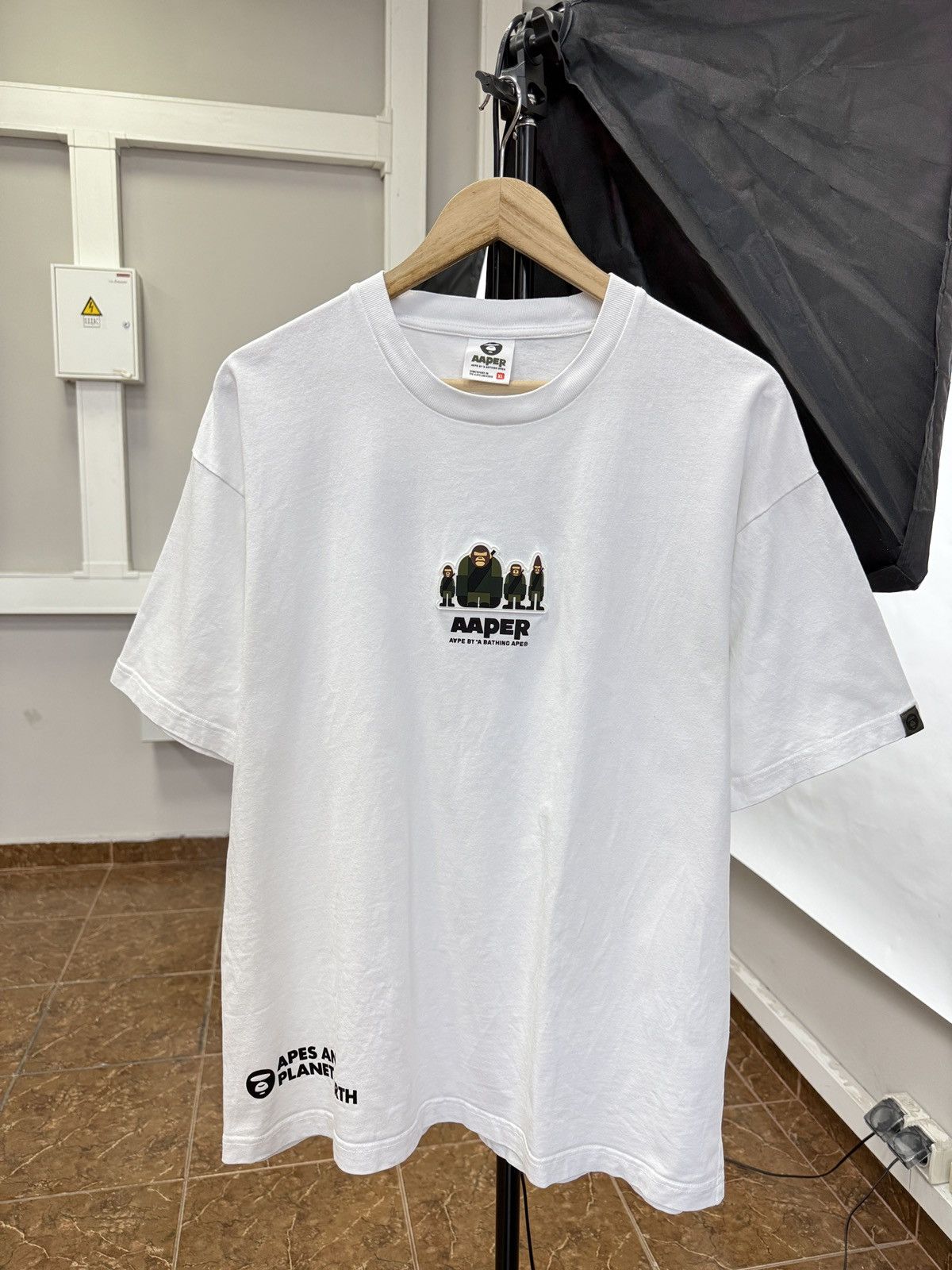 Aape 🇯🇵 AAPER A Bathing Ape Skateboard T-Shirt Rare Retro Bape Size US XL / EU 56 / 4 - 2 Thumbnail