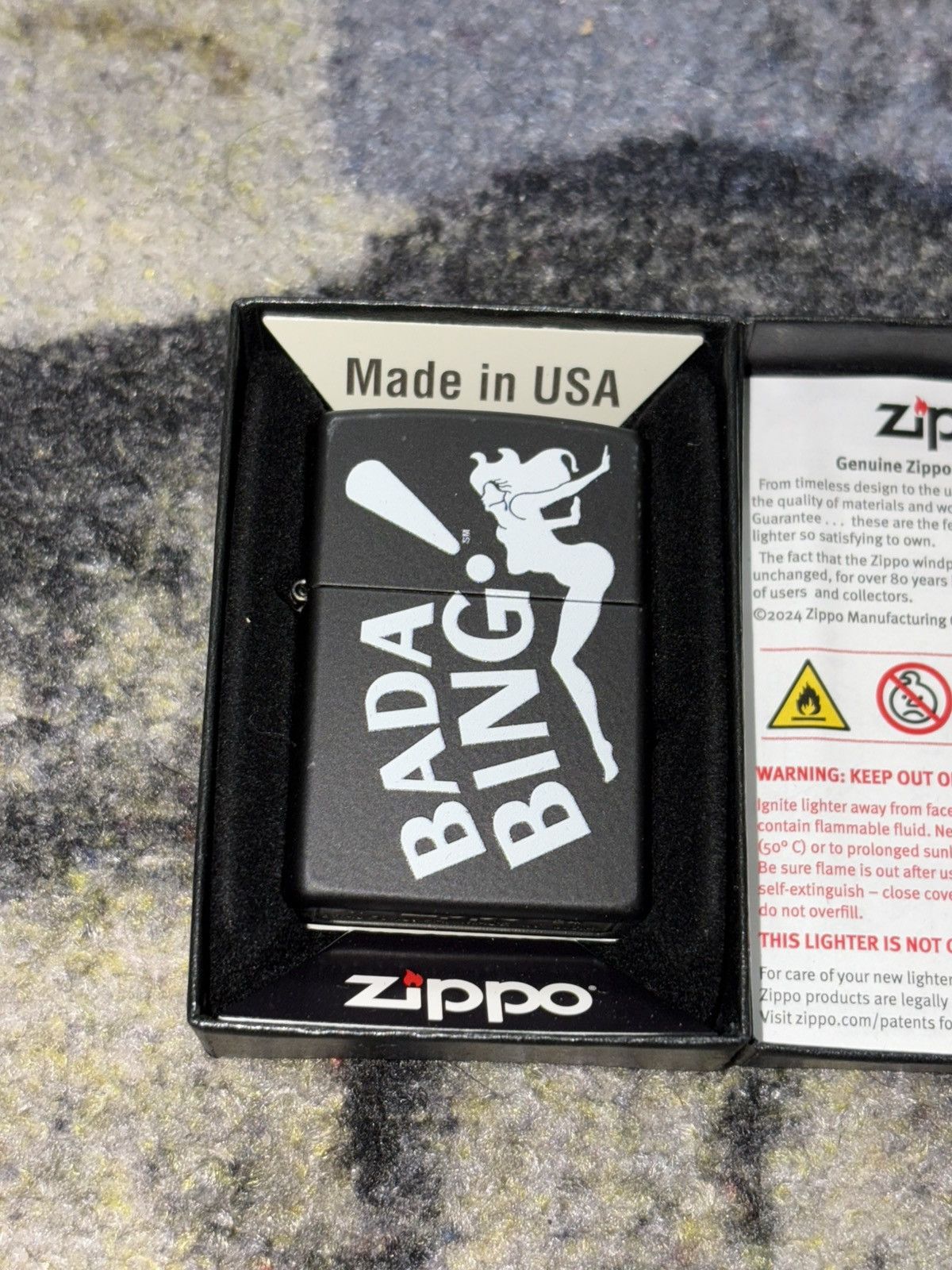 Kith Kith x The Sopranos Bada Bing Zippo Lighter Black Size ONE SIZE - 1 Thumbnail