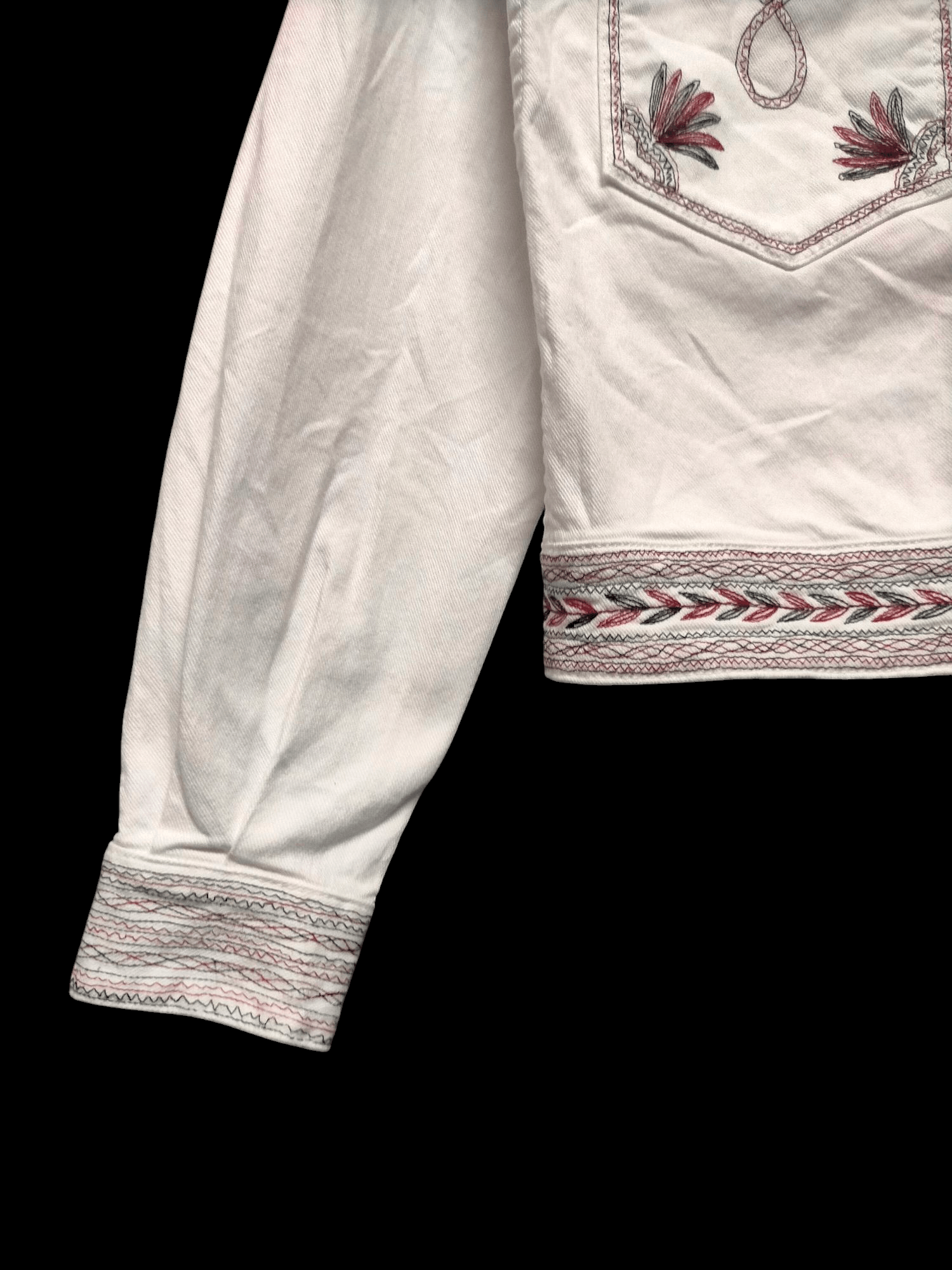 Isabel Marant ISABEL MARANT ETOILE WHITE DENIM JACKET Size US S / EU 44-46 / 1 - 9 Thumbnail