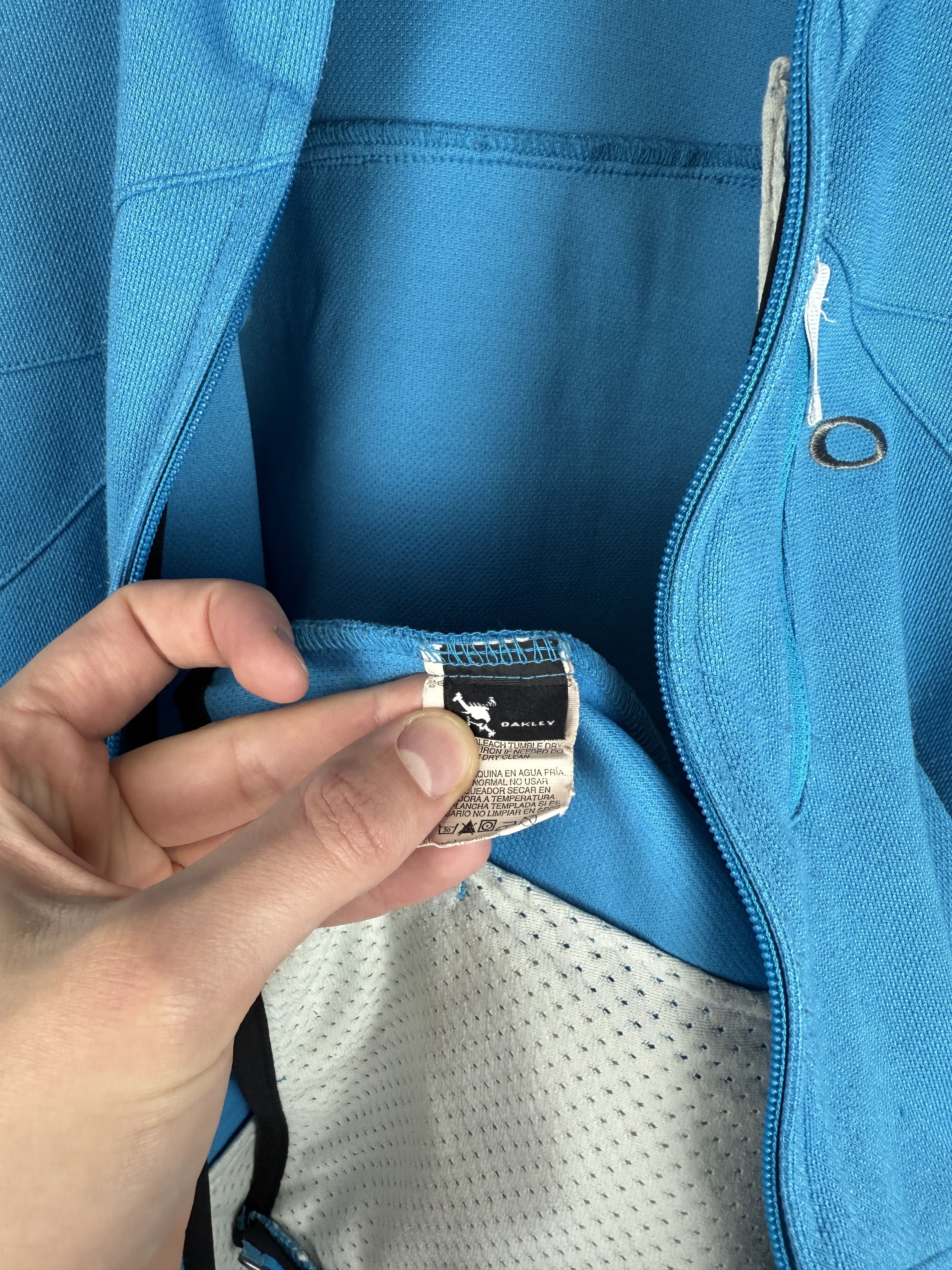 Oakley Oakley Full Zip Hoodie Blue Activewear Outdoor Life Size US M / EU 48-50 / 2 - 6 Thumbnail