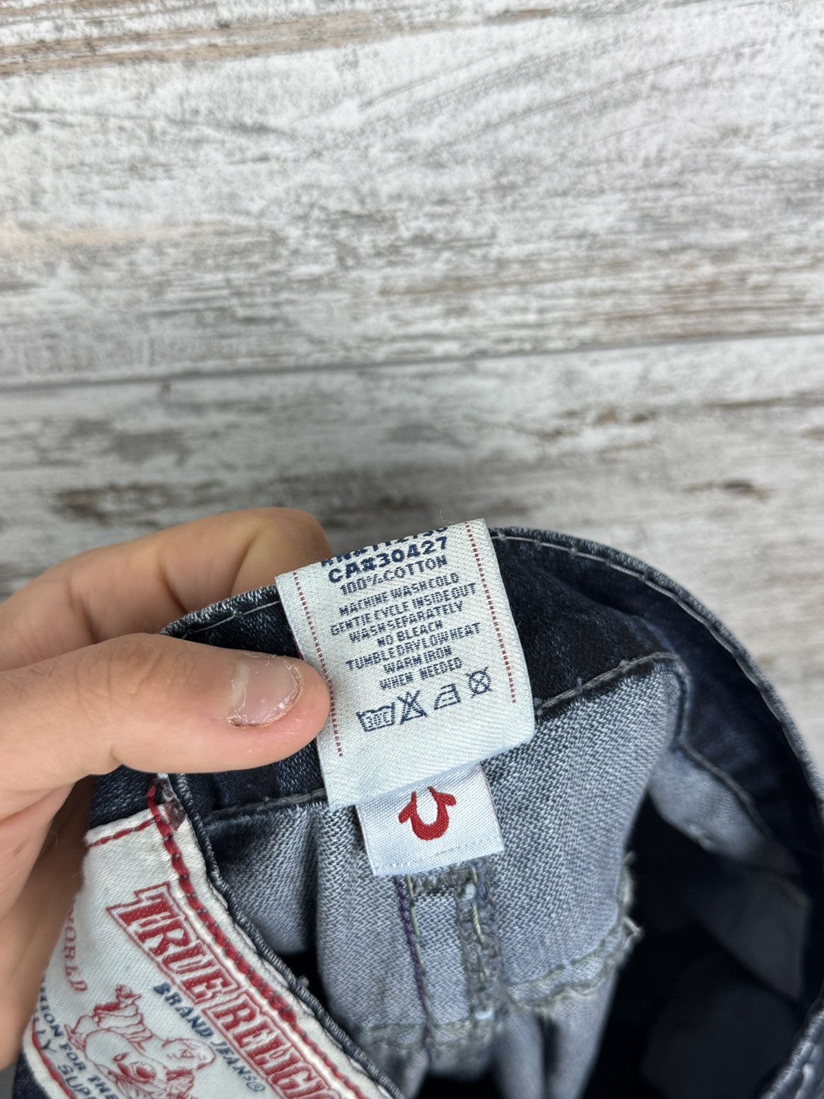 Japanese Brand × True Religion × Vintage Mens Vintage True Religion jeans Japanese denim baggy rare Size US 31 - 14 Thumbnail