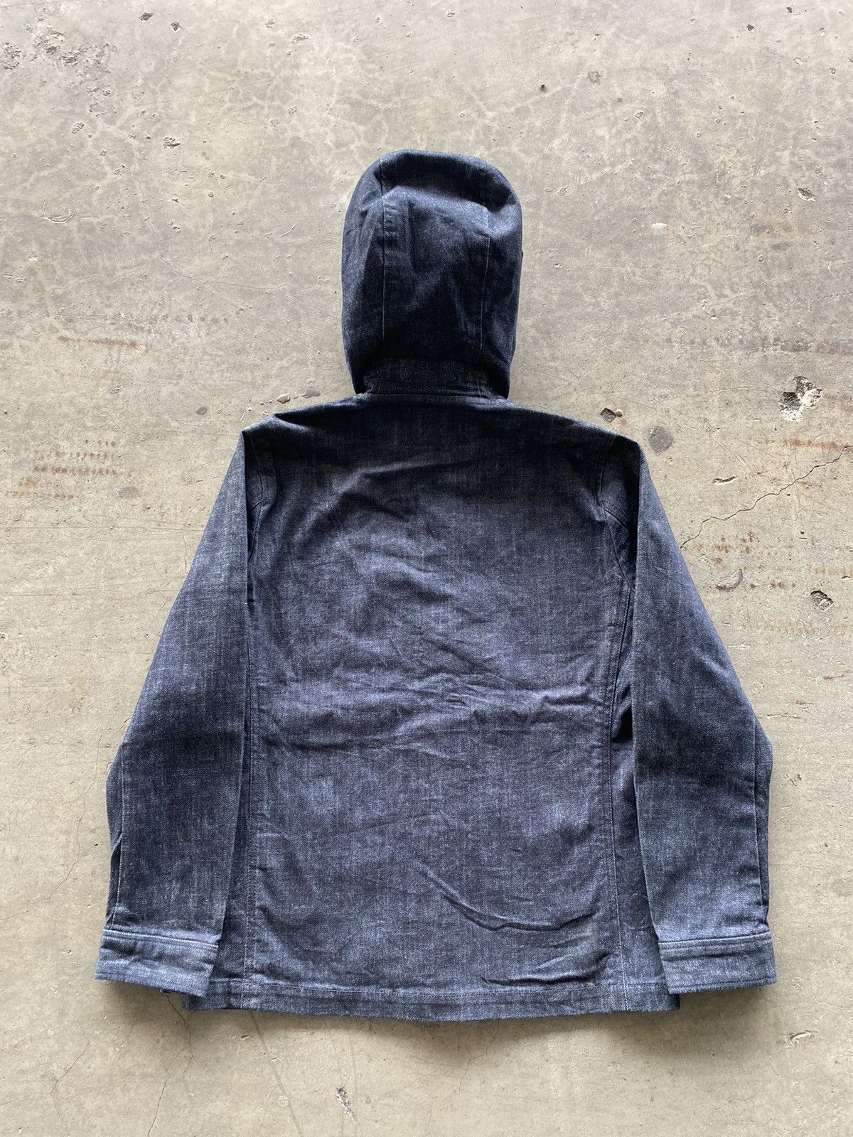 Beams Japan Beams Men's Indigo Denim Hoodie Jacket Size US M / EU 48-50 / 2 - 16 Thumbnail