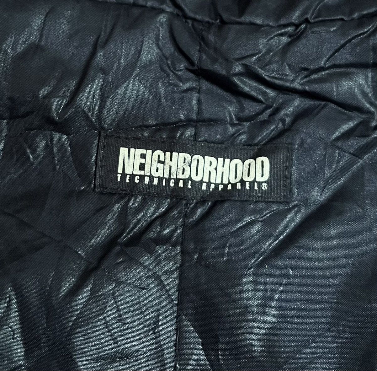Neighborhood TAX FREE 🇺🇸 Neighborhood 04 arabic coated nylon jacket Size US L / EU 52-54 / 3 - 5 Thumbnail