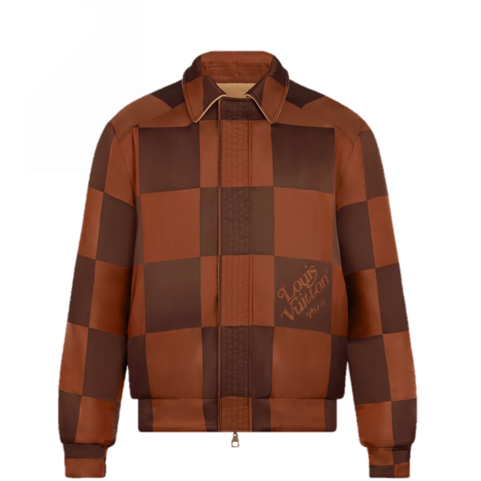 Louis Vuitton Louis Vuitton Nigo Damier Bomber Camel Beige Brown Jacket 48 Size US M / EU 48-50 / 2 - 15 Thumbnail