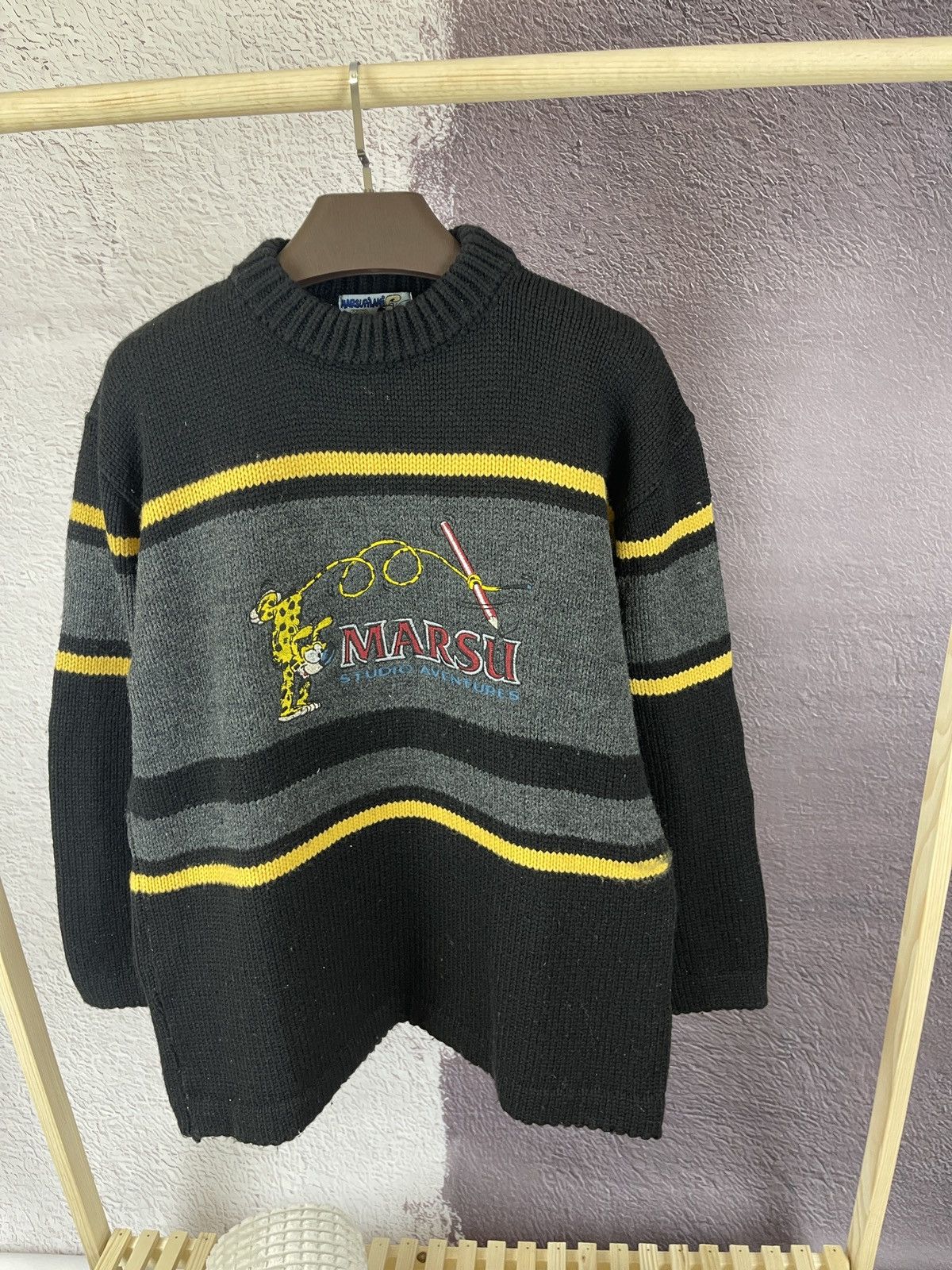 Vintage Marsupilami Studio adventures marsu 1997 high neck sweater Size US L / EU 52-54 / 3 - 4 Thumbnail