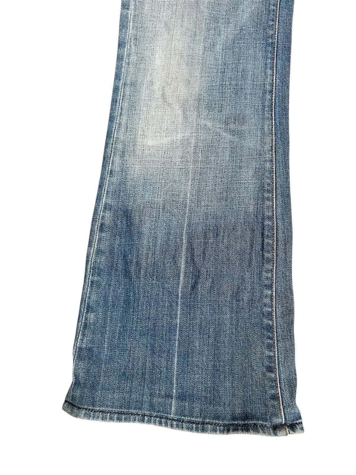 7 For All Mankind 7 For All Minkind Faded Washed Flare Jeans Size US 27 - 6 Thumbnail
