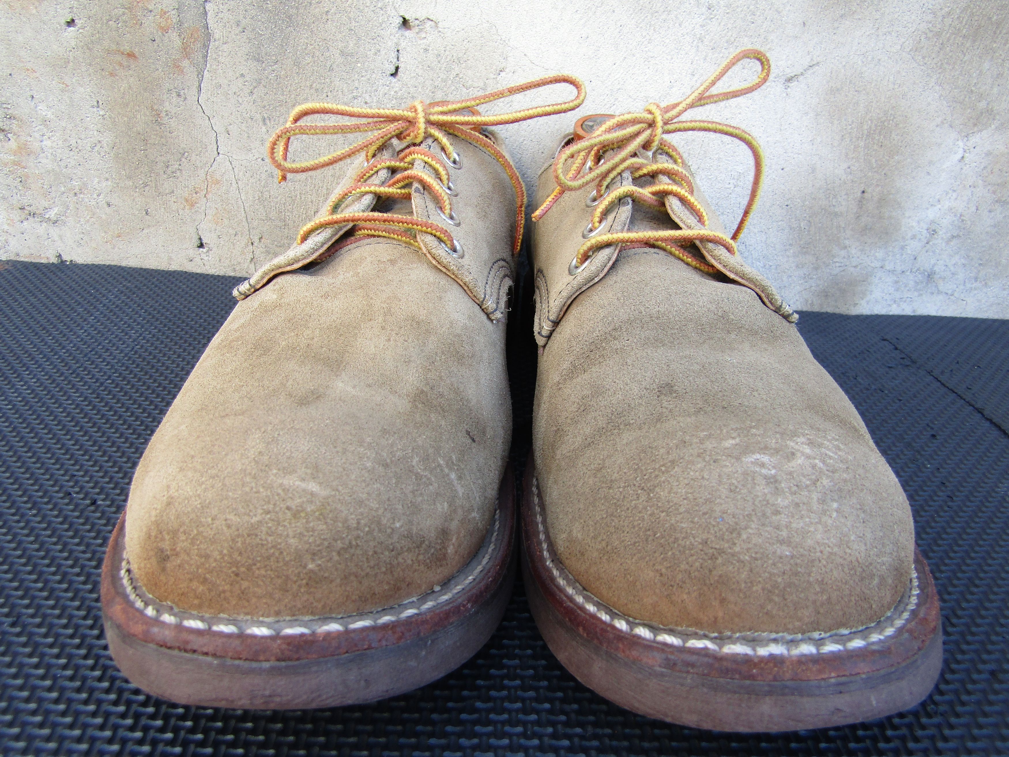 Red Wing Red Wing 8056 Oxford Shoes Sage Roughout Suede Plain Toe Size US 12 / EU 45 - 6 Thumbnail