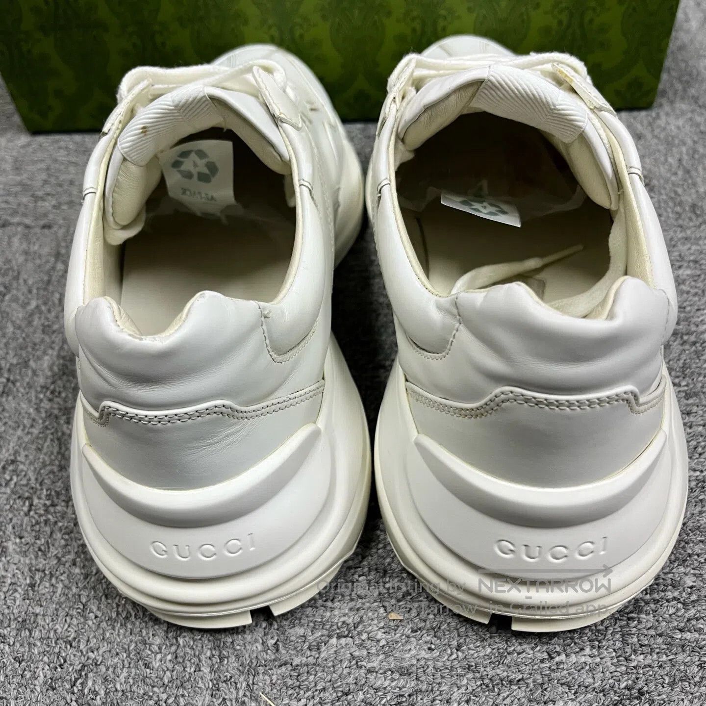 Gucci Guicci size 8 White, colorful patterned low-top dad shoes| Size US 7.5 / IT 37.5 - 4 Thumbnail