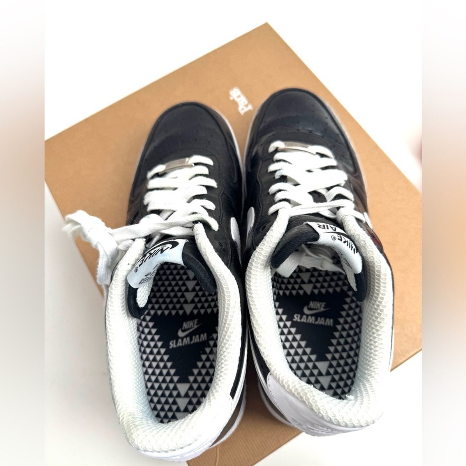 Nike Nike Slam Jam x Air Force 1 CollaborationSize 9- Black/white Size US 9 / EU 42 - 6 Thumbnail