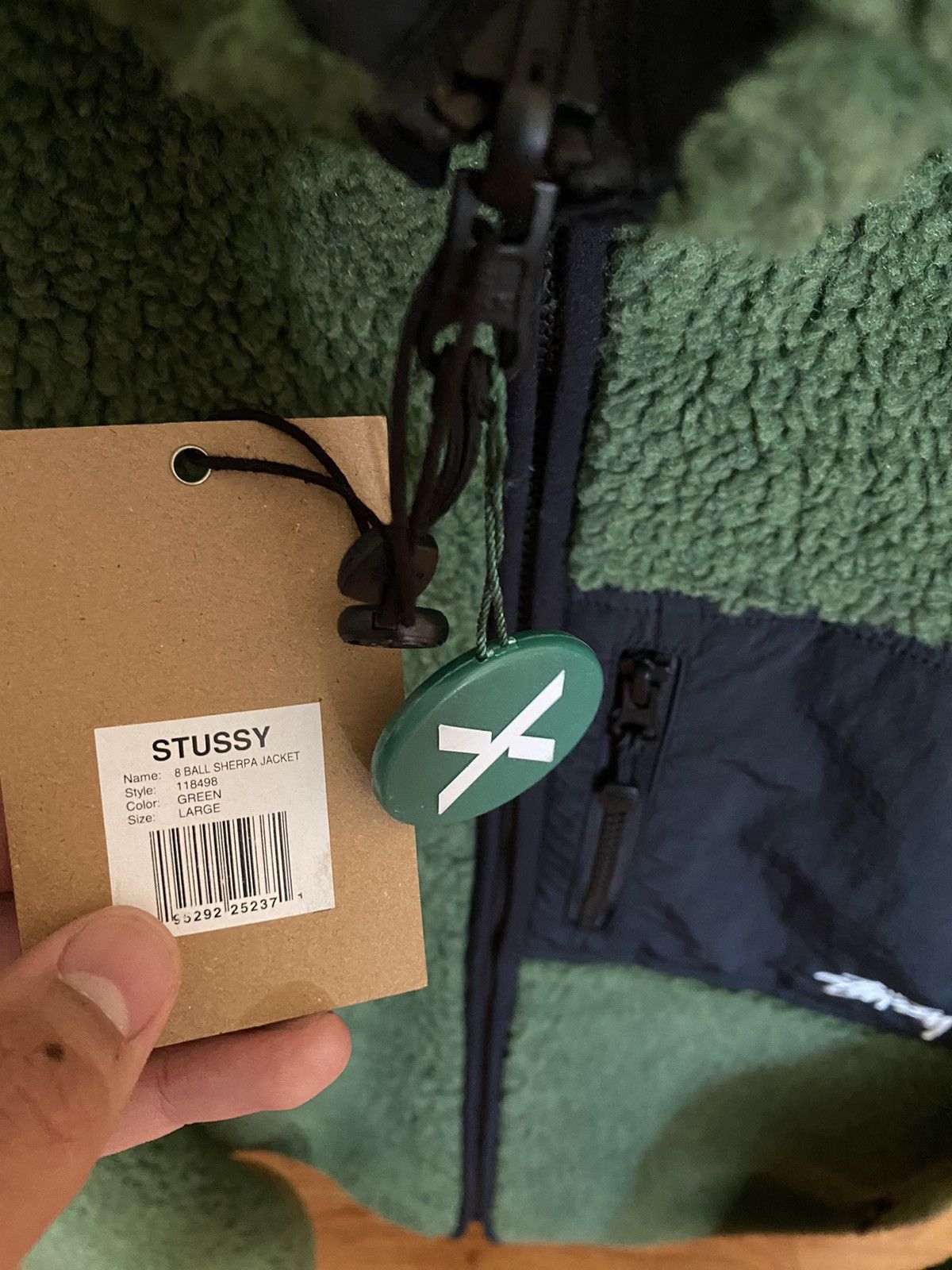 Stussy 8 Ball Reversible Fleece Jacket