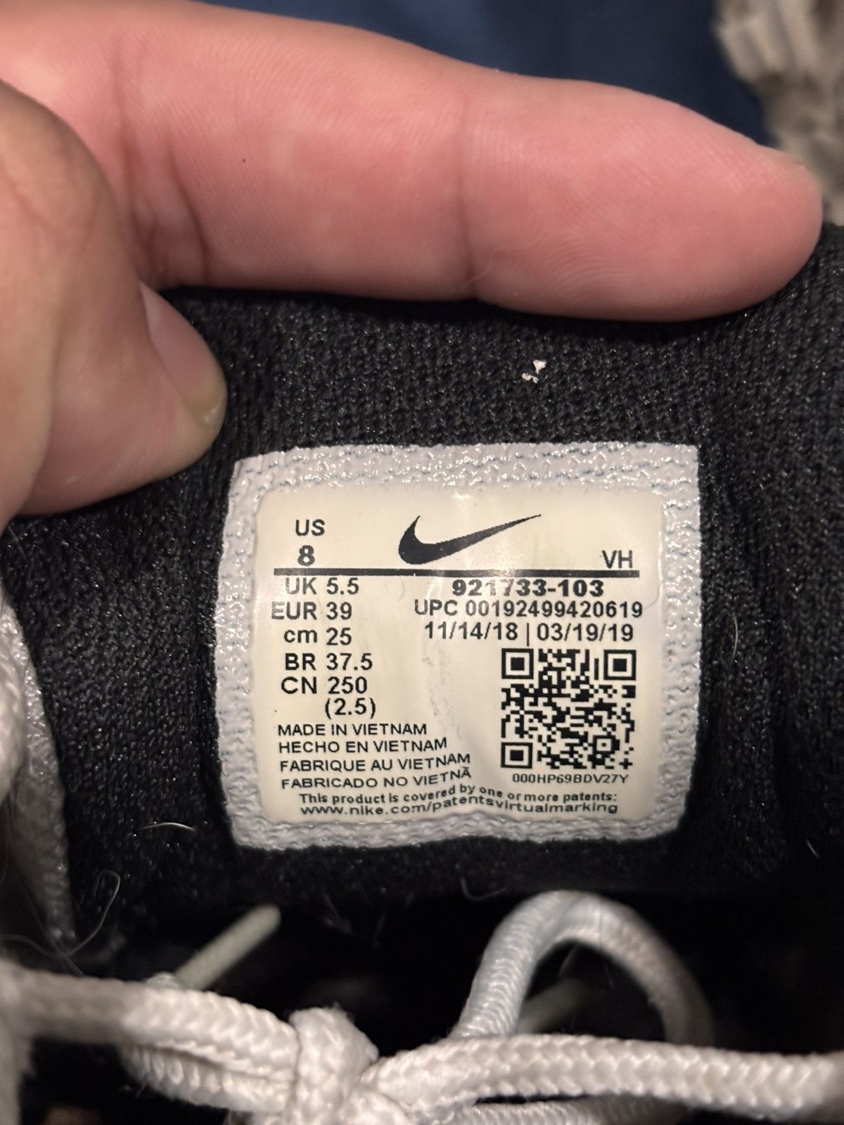Nike Nike AirMax 97 White Black Silver Size US 8 / IT 38 - 6 Thumbnail