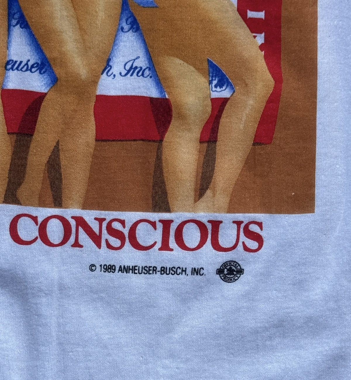 Vintage Late 80’s Budwiser beer grapic tee Size US L / EU 52-54 / 3 - 3 Thumbnail