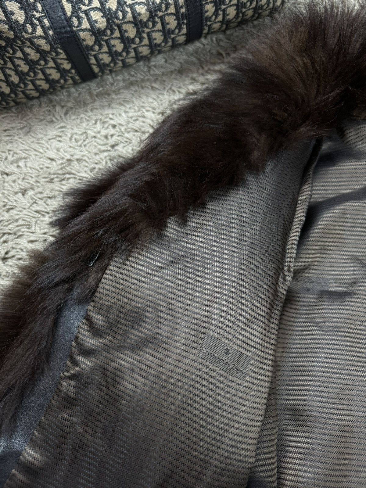 Ermenegildo Zegna Rare archive fur Ermenegildo Zegna original luxury item Size L / US 10 / IT 46 - 3 Thumbnail
