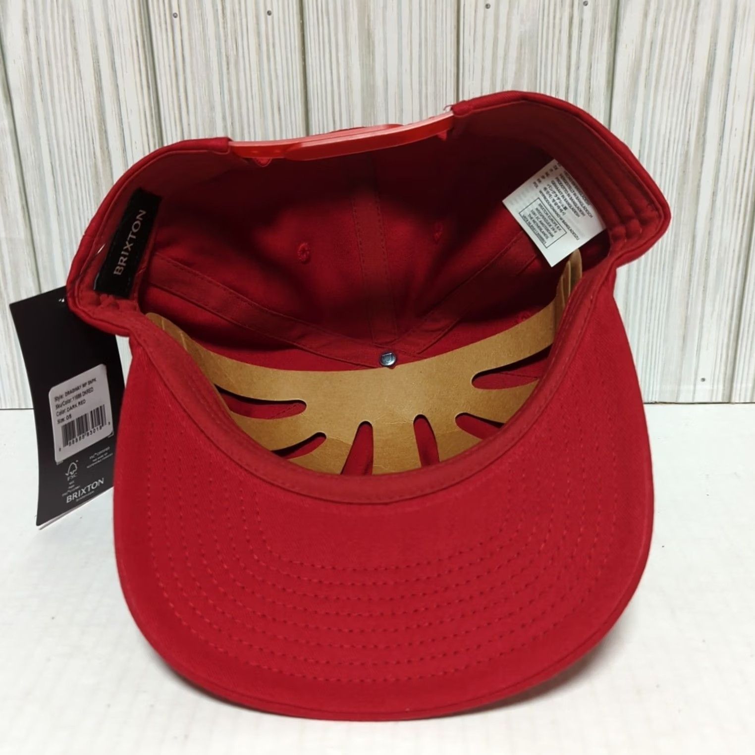 Brixton Brixton Dragway Hat Cap MP Race Patch A-Frame Unstructured Trucker Snapback Cars Hats Red One Size Men Adjustable Cotton Snapback Unstructured Size ONE SIZE - 7 Thumbnail
