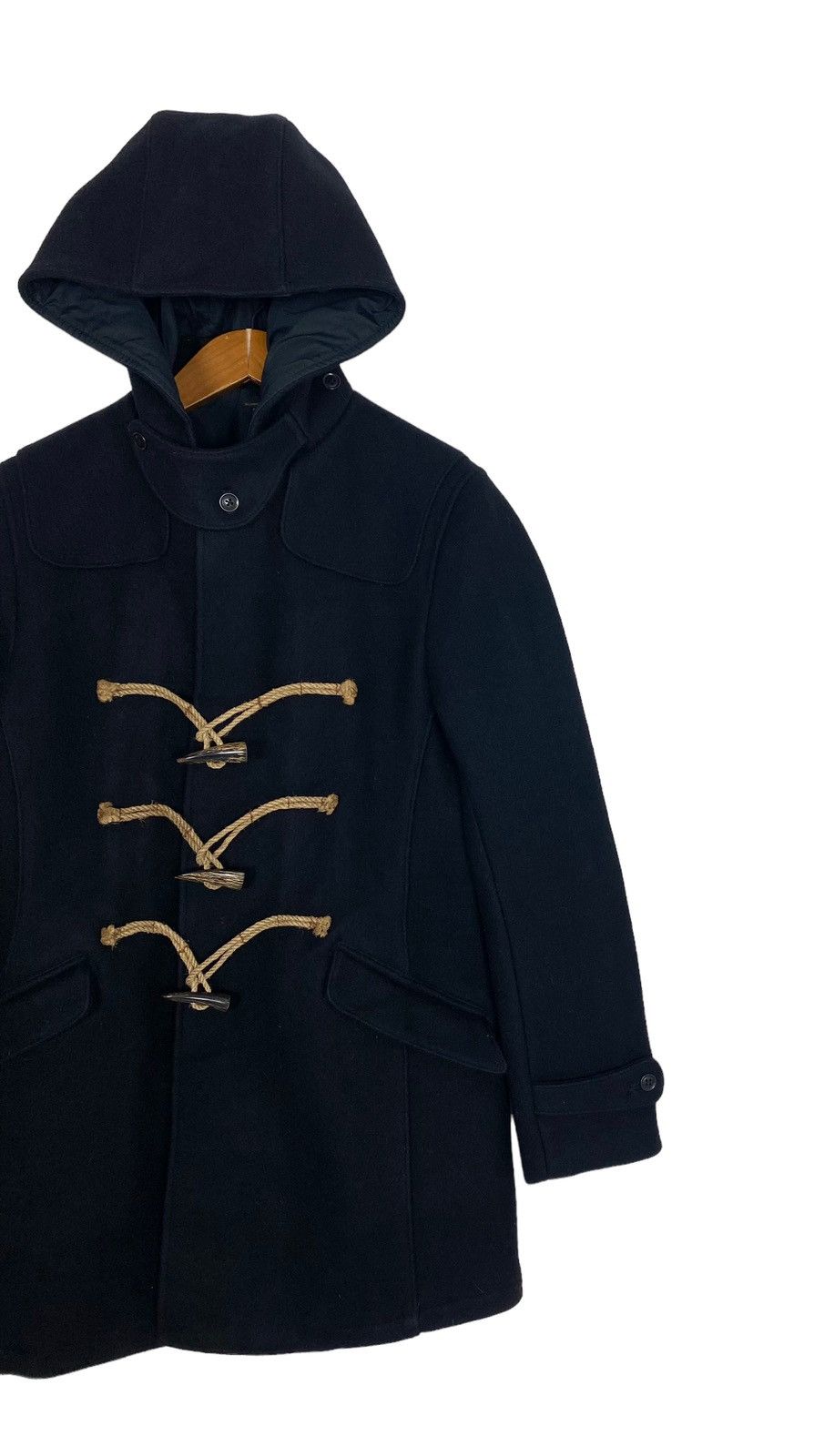 Japanese Brand Rare‼️ ETS.MATERIAUX Wool Duffle Coat Made in Japan Size US S / EU 44-46 / 1 - 2 Thumbnail